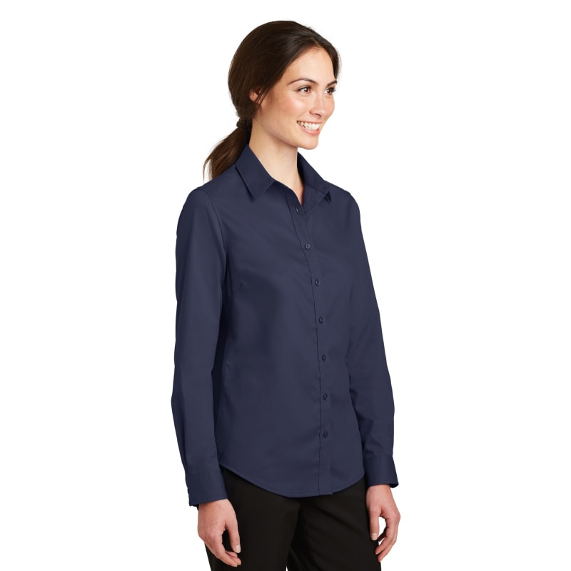 Port Authority Ladies SuperPro Twill Shirt. 19
