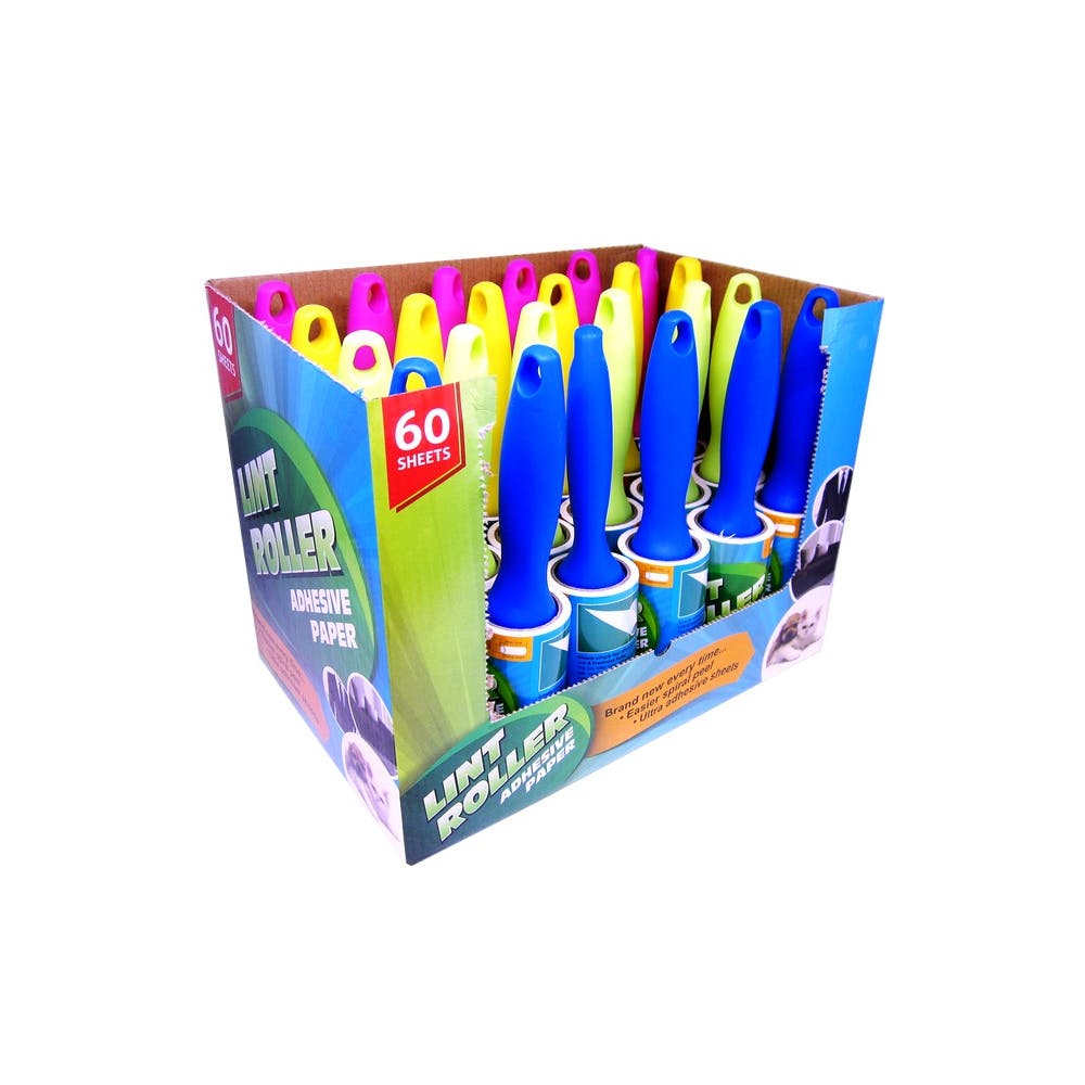Lint Rollers Assorted Colors 60 Sheets 2