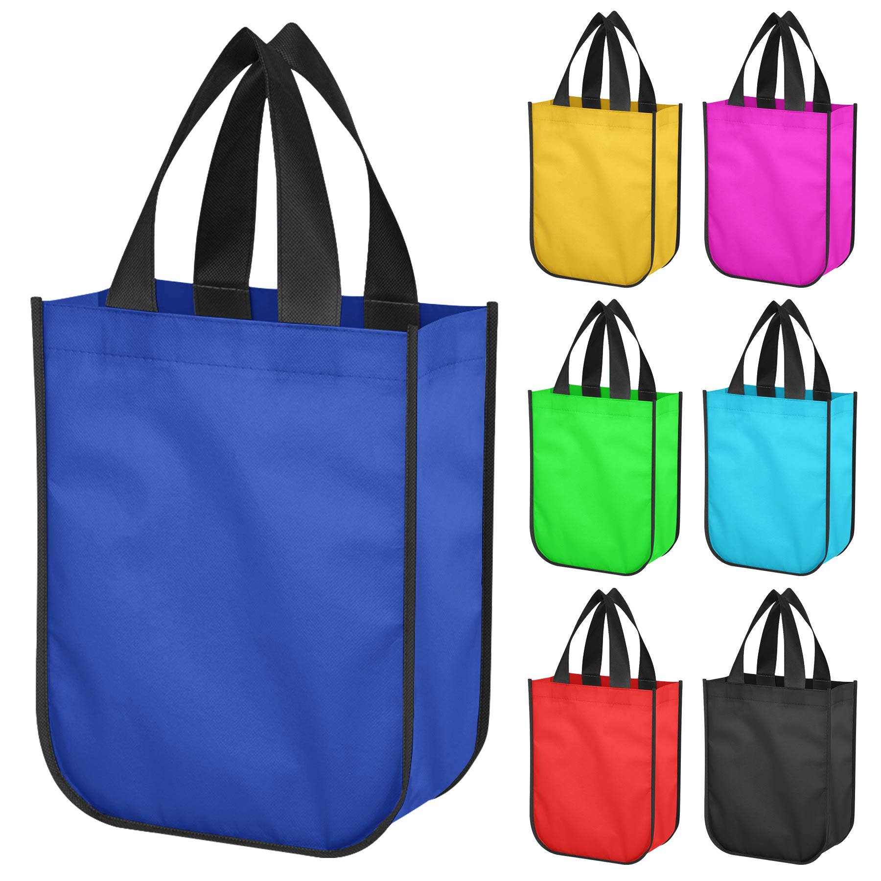 Laminated Non-woven Tote Bag With Round Corner 1