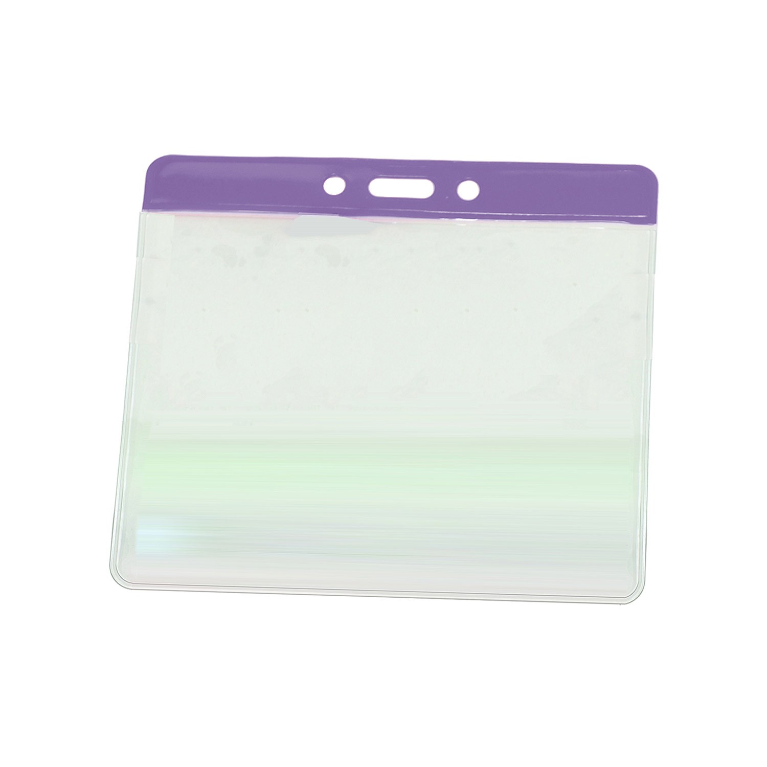 4x3" Top Color Coated Printed Badge Holder 1