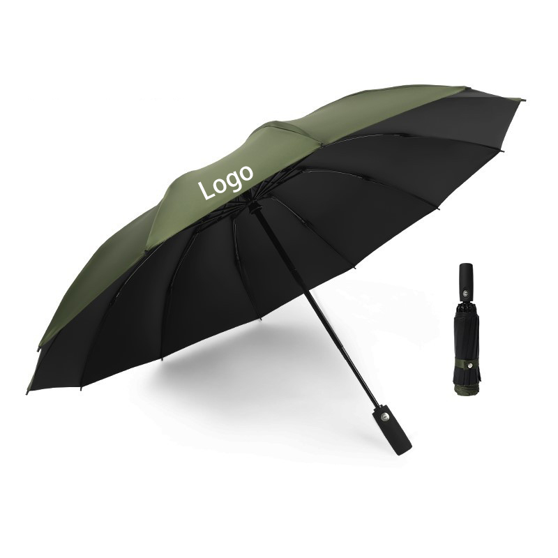Windproof Reverse Automatic Umbrella with Reflective Strip 8