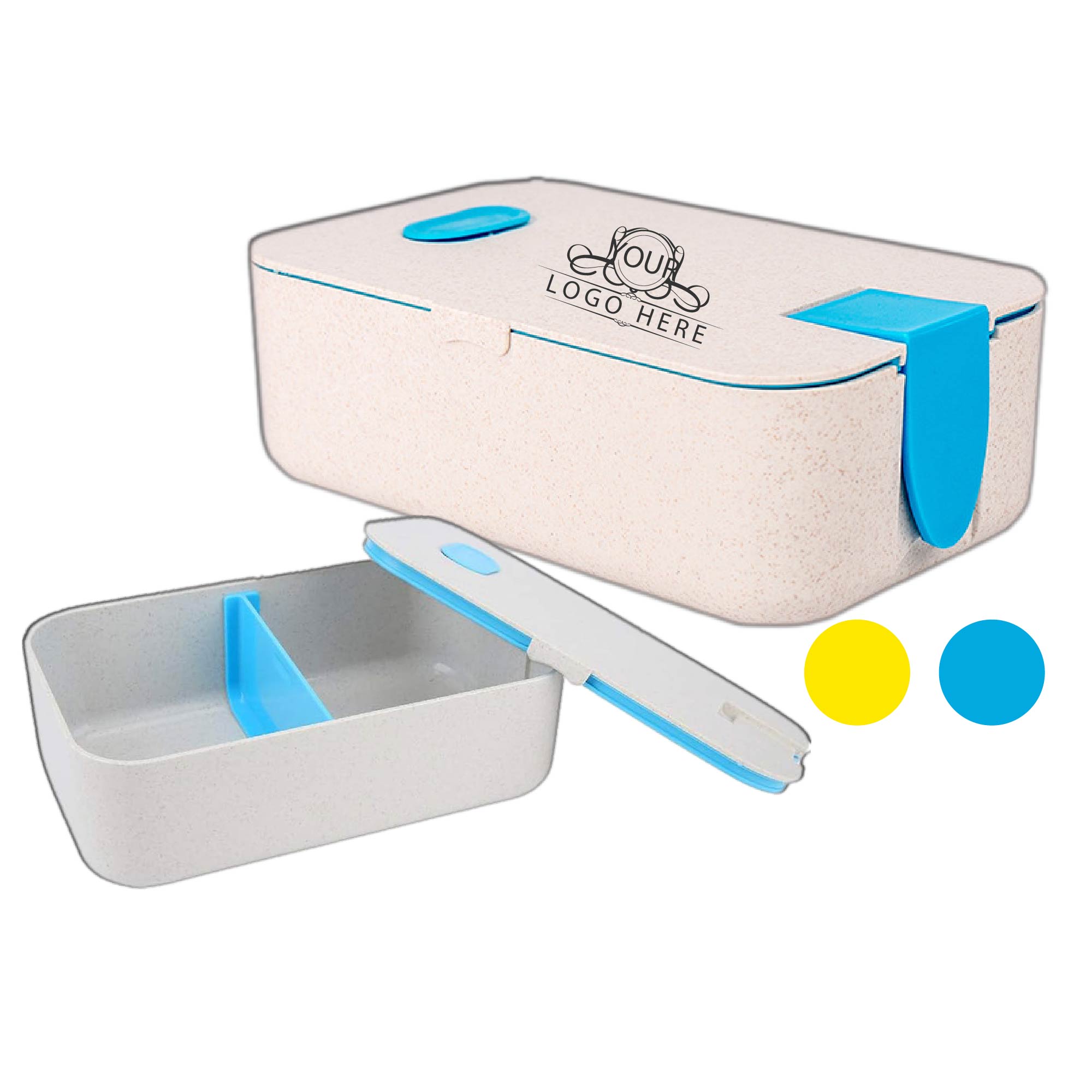 Portable Lunch Kit With A Built-In Phone Holder 2
