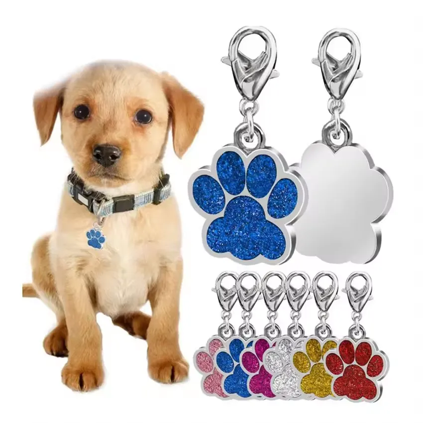 Paw Shaped Pet ID Tags 3