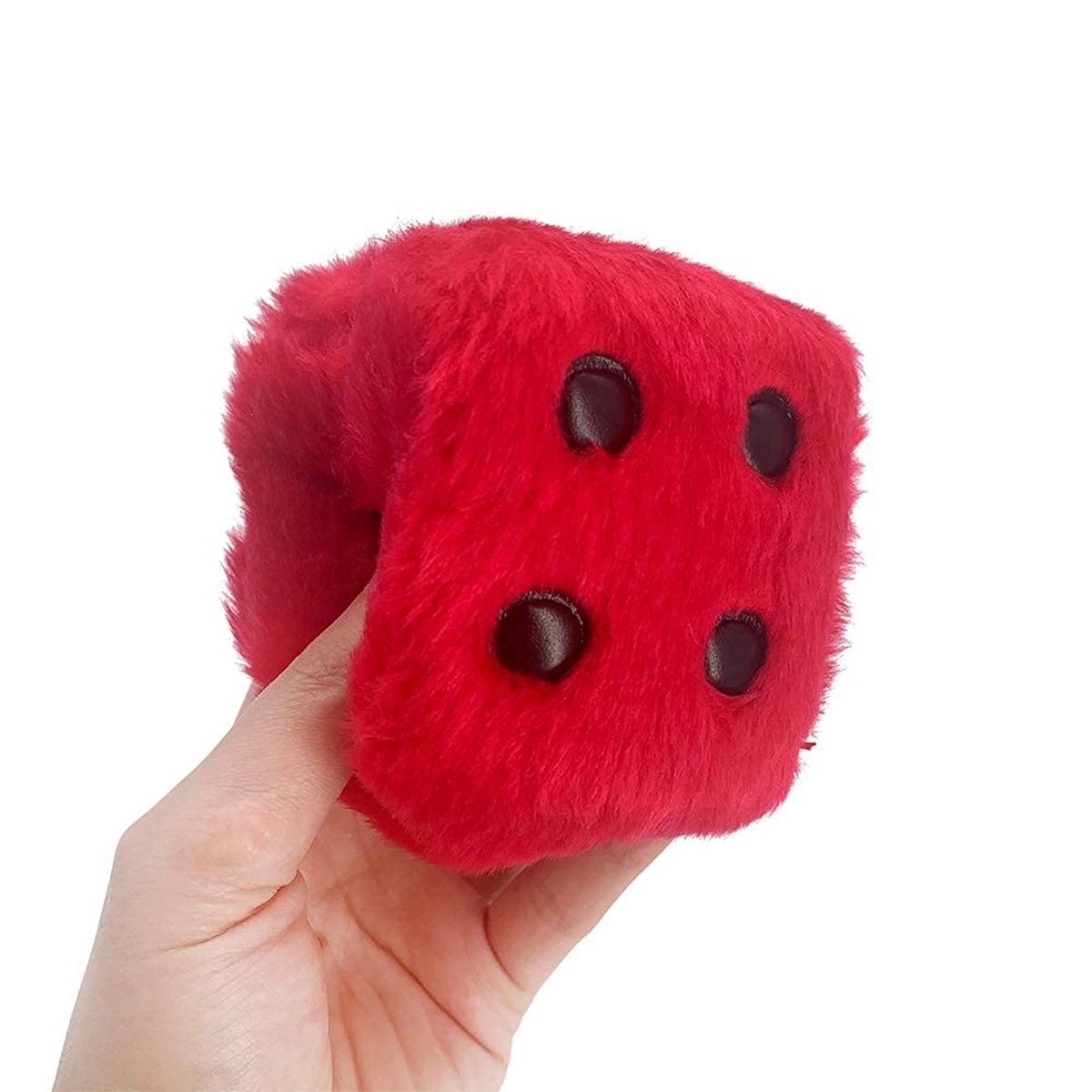 Car Retro Hanging Fuzzy Plush Dice 2