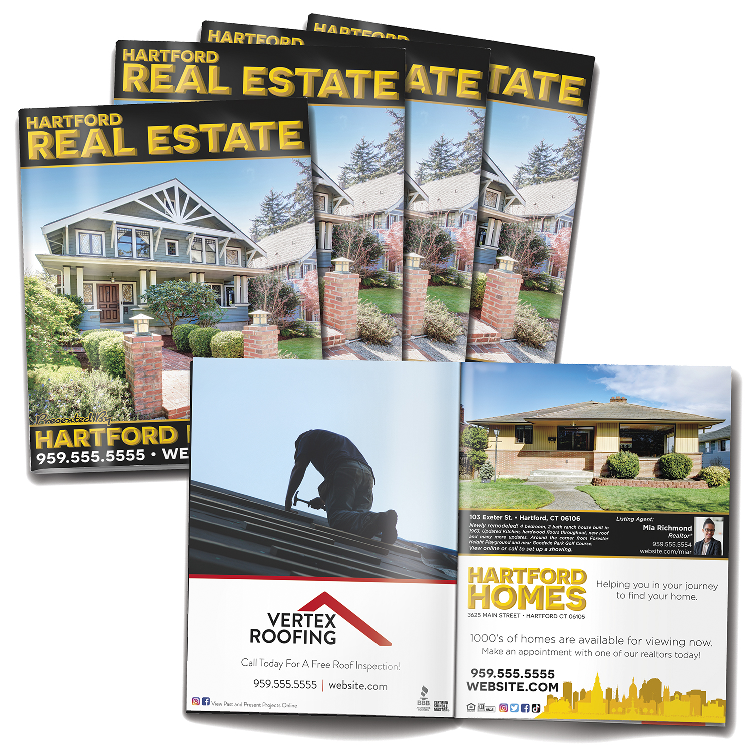 64-page (8.5x11) Booklet, Brochure or Catalog 1