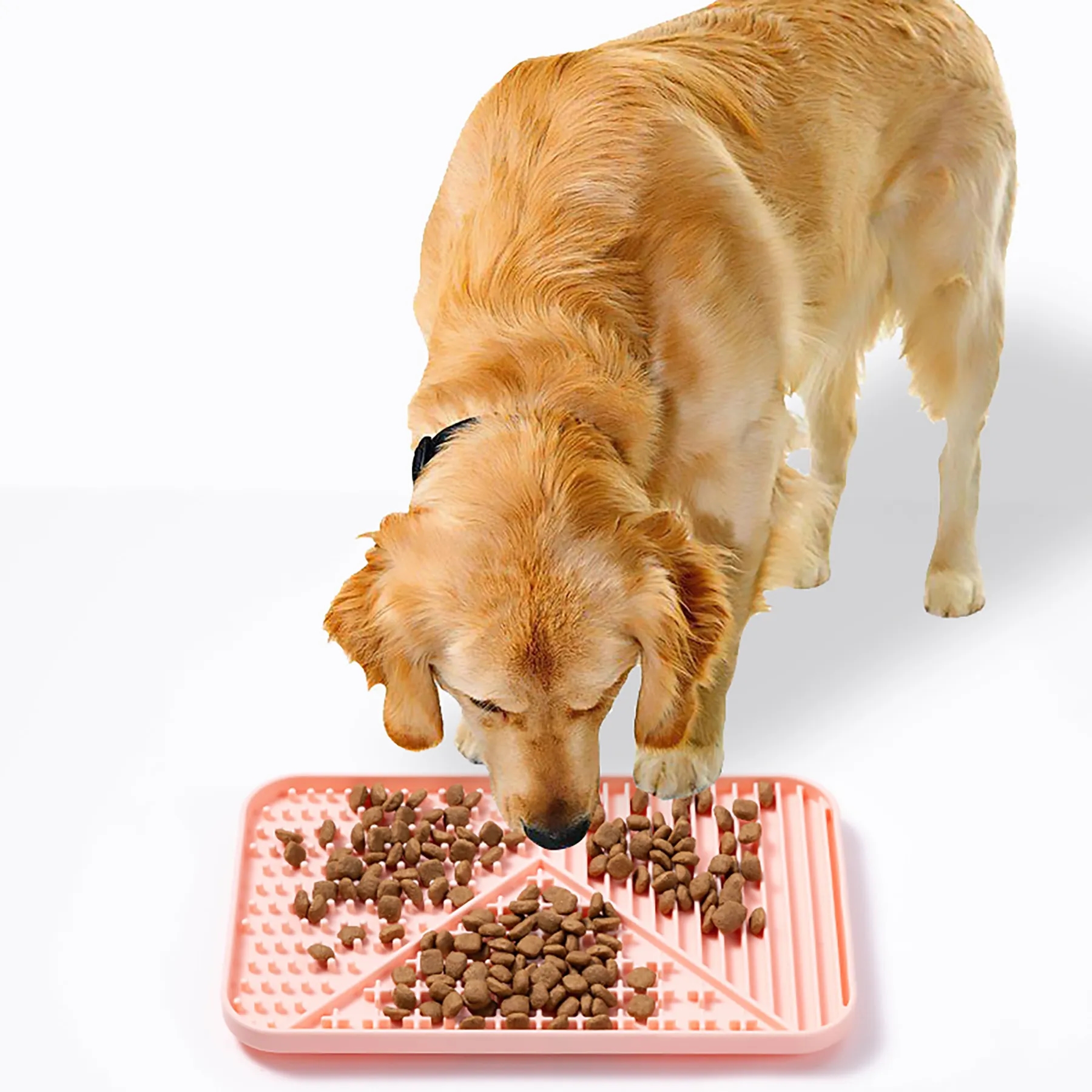 Silicone Rectangular Pet Slow Food Mat 7