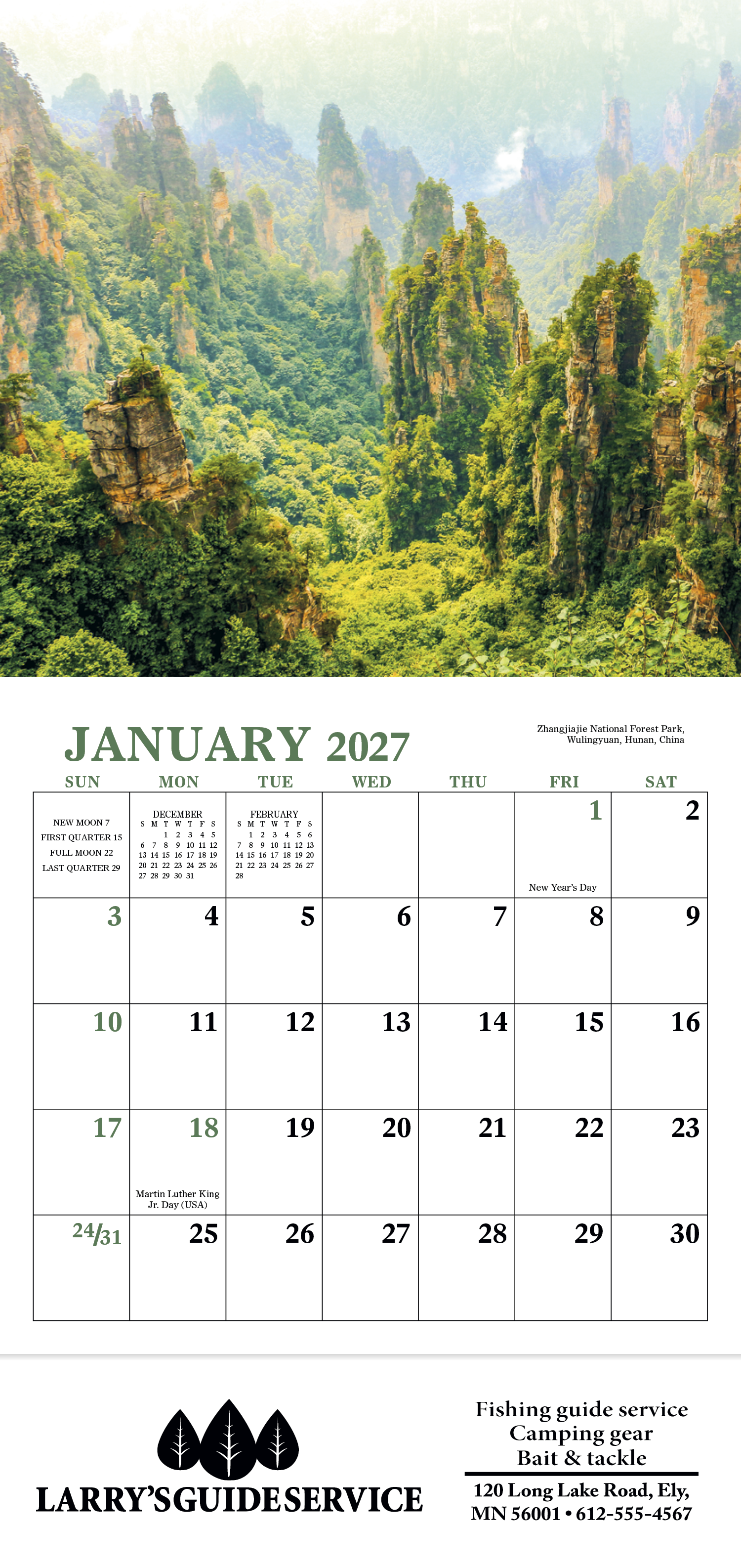 Good Value™ Glorious Getaways - Mini Calendar 13