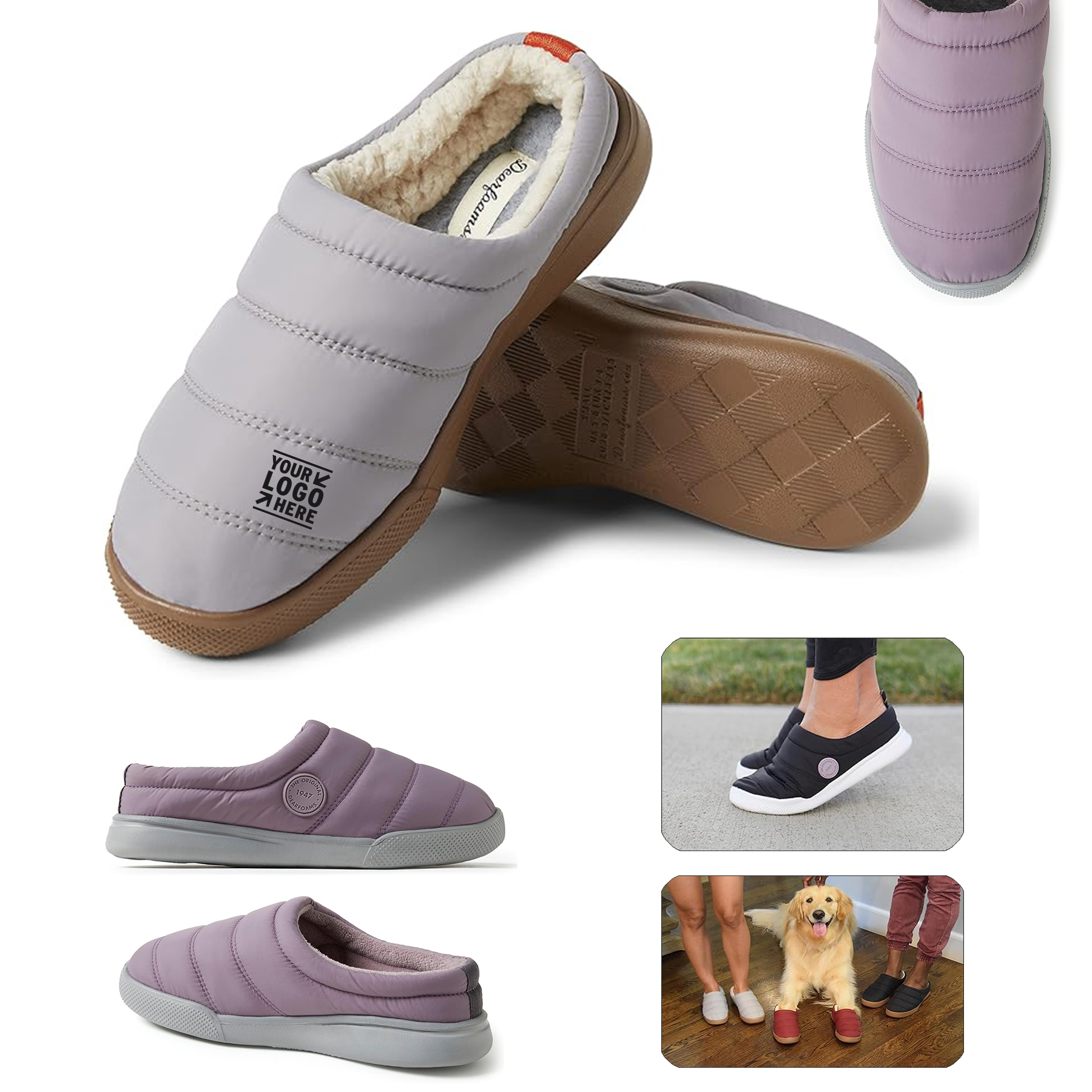 Dearfoams Women's Kendra Sport Lounge Memory Foam Clog 2