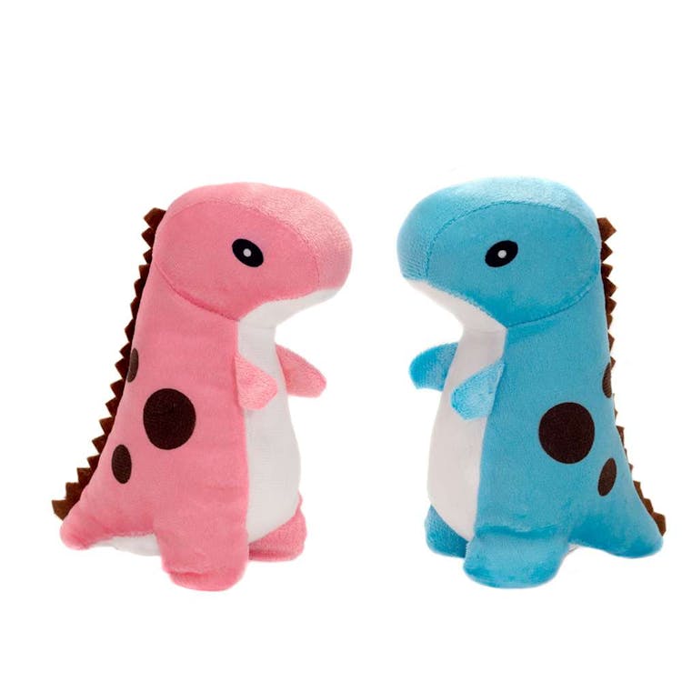 Plush Dinosaurs Pink and Blue - 8" 2