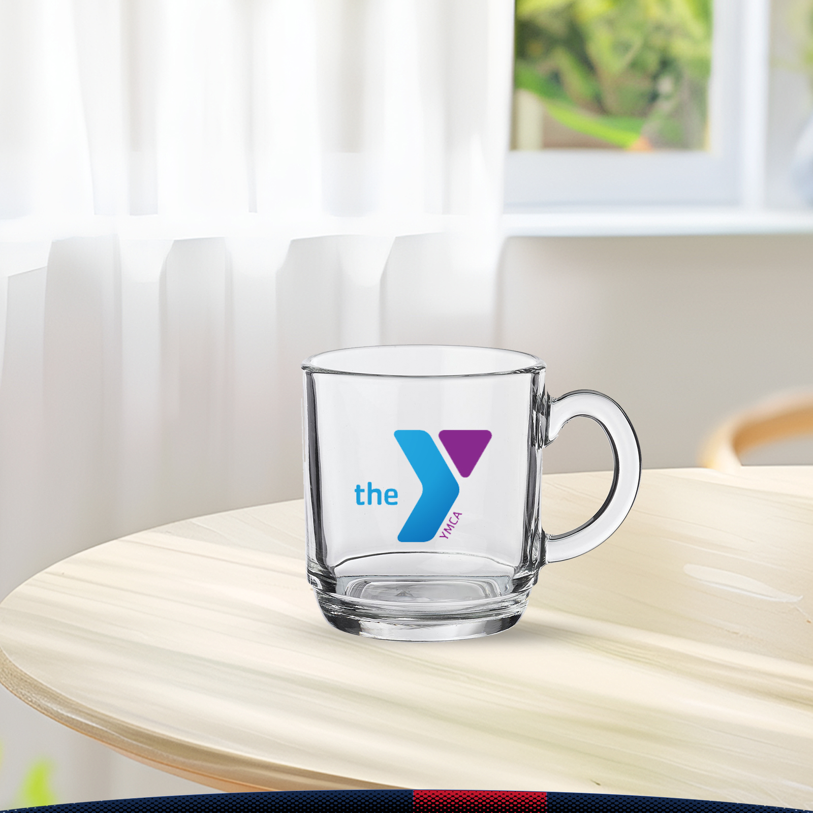 10 oz. Glass Ceramic Coffee Mug 1