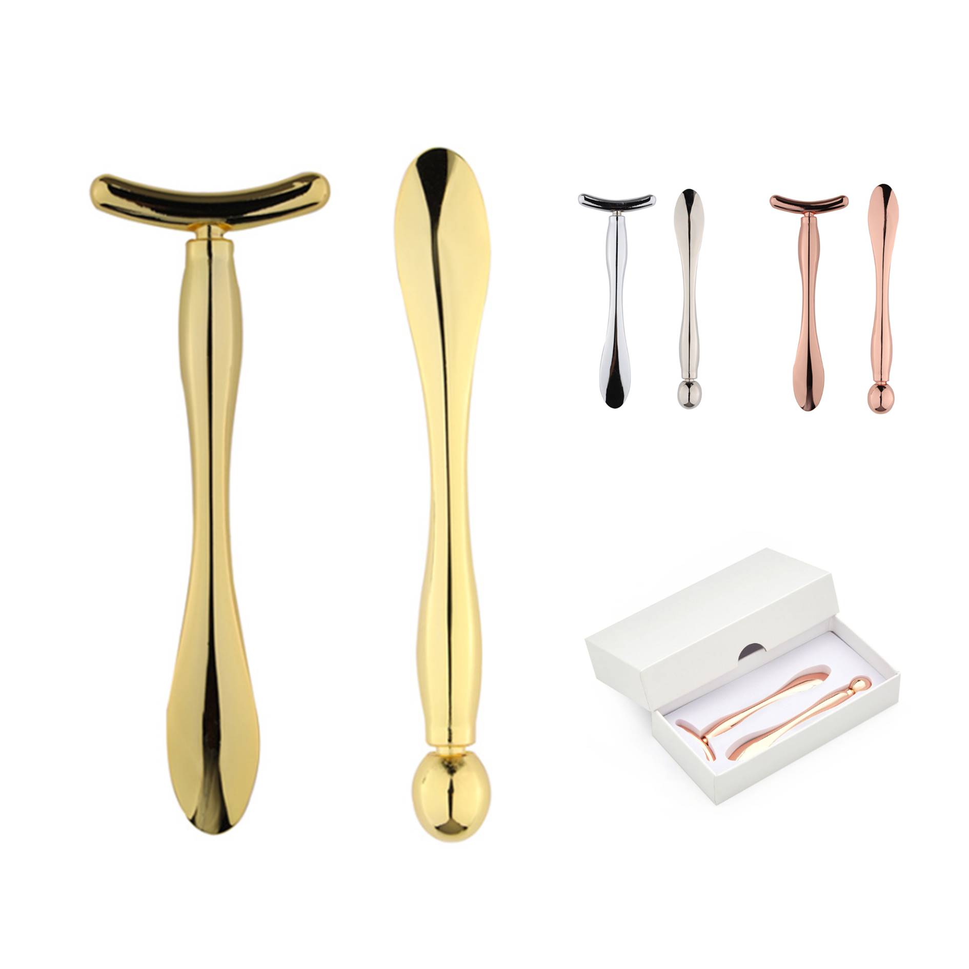 2PCS Metal Eye Cream Applicator 1