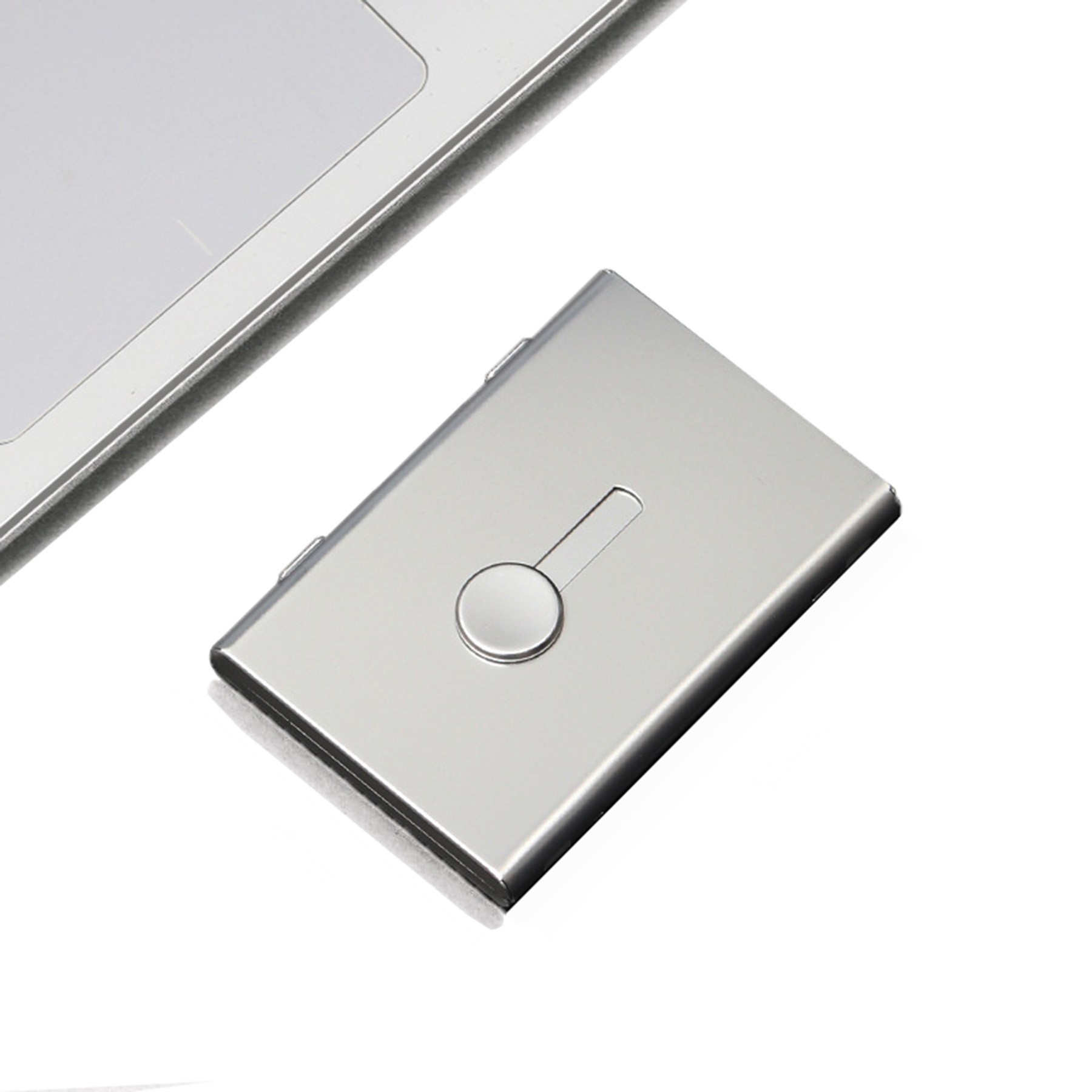 push-up Aluminum Business Card Holder 4