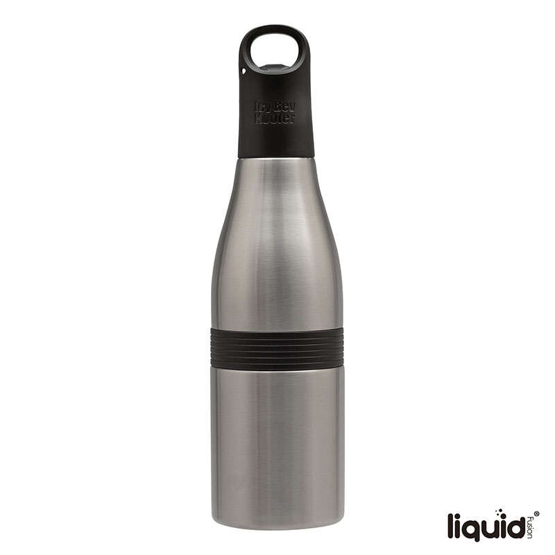 Liquid Fusion® Icy Bev Kooler® 22 oz. 3-In-1 Double Wall Stainless Steel Bottle 86
