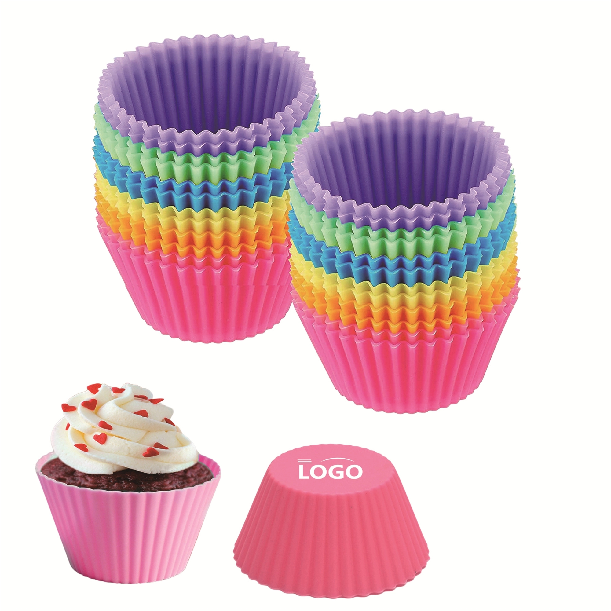 Silicone Muffin Liners Baking Cups