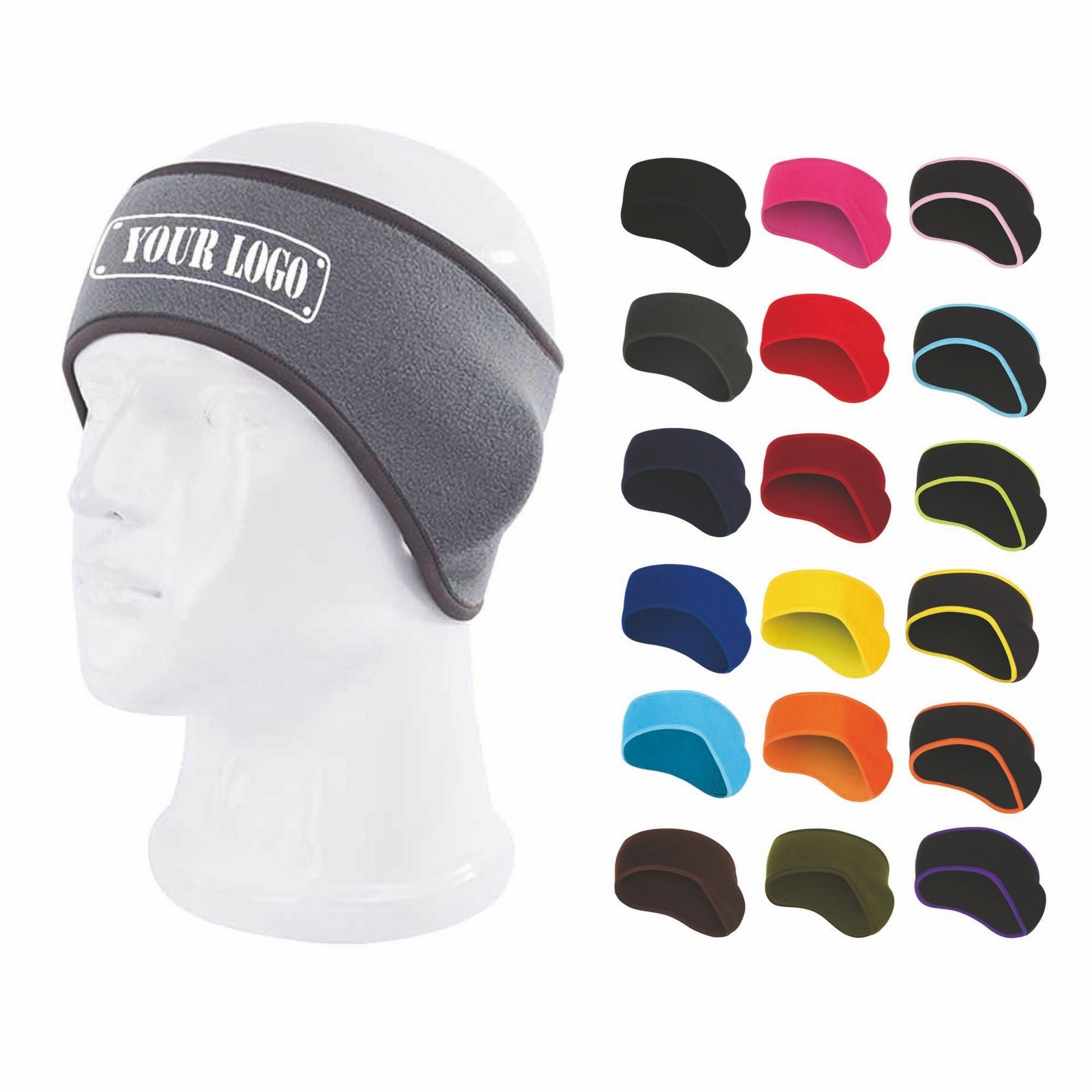 Winter Warmer Stretch Fleece Earmuffs Headband