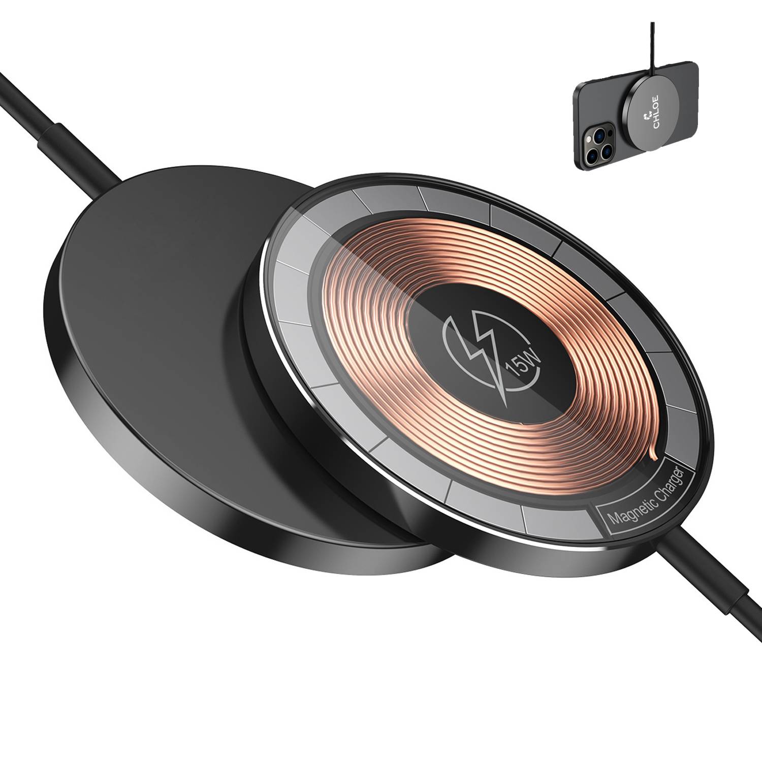 Small Mini Magnetic Wireless Charger 1