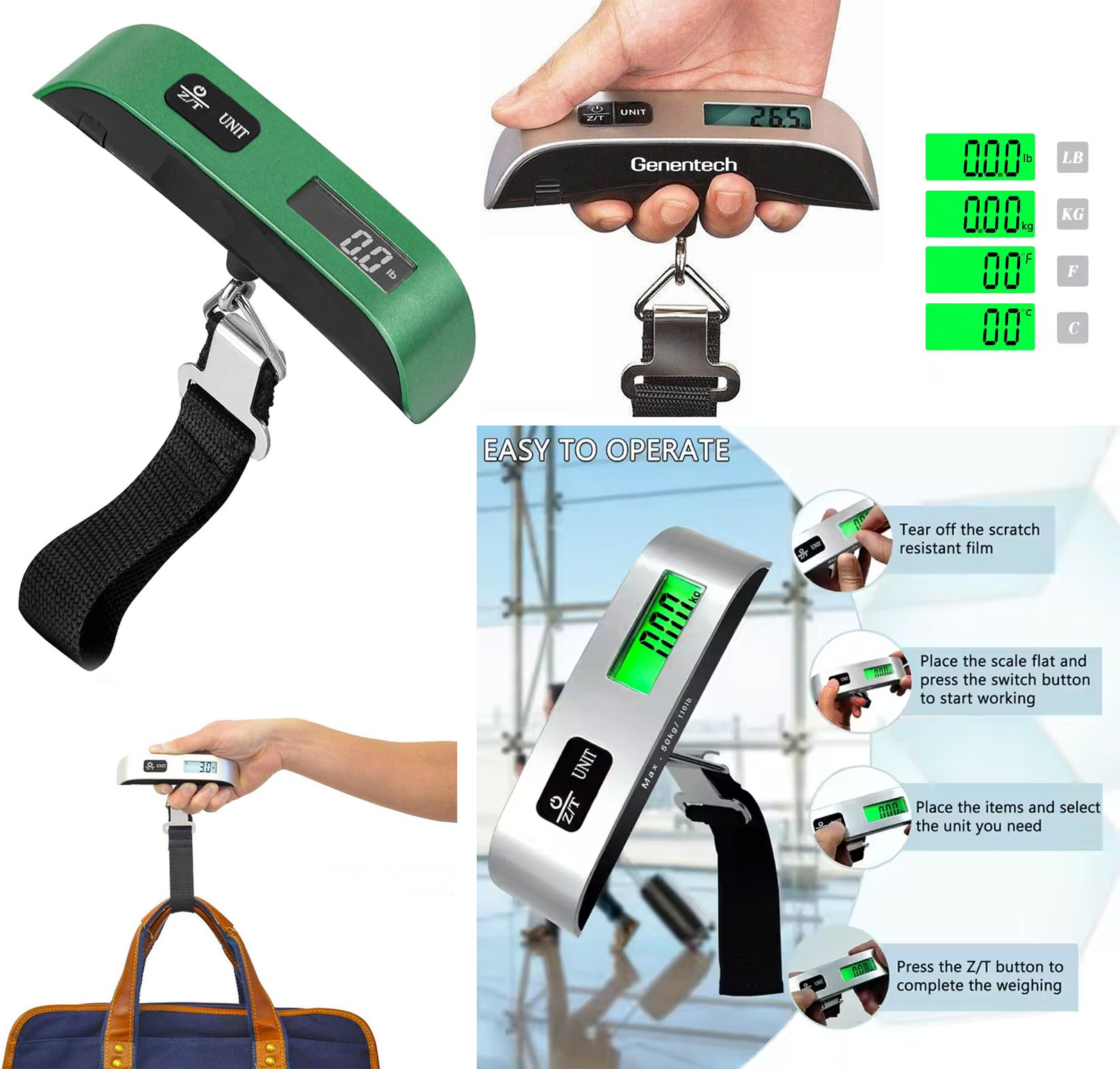 iBank ® Electronic Digital Travel Luggage Scale 1