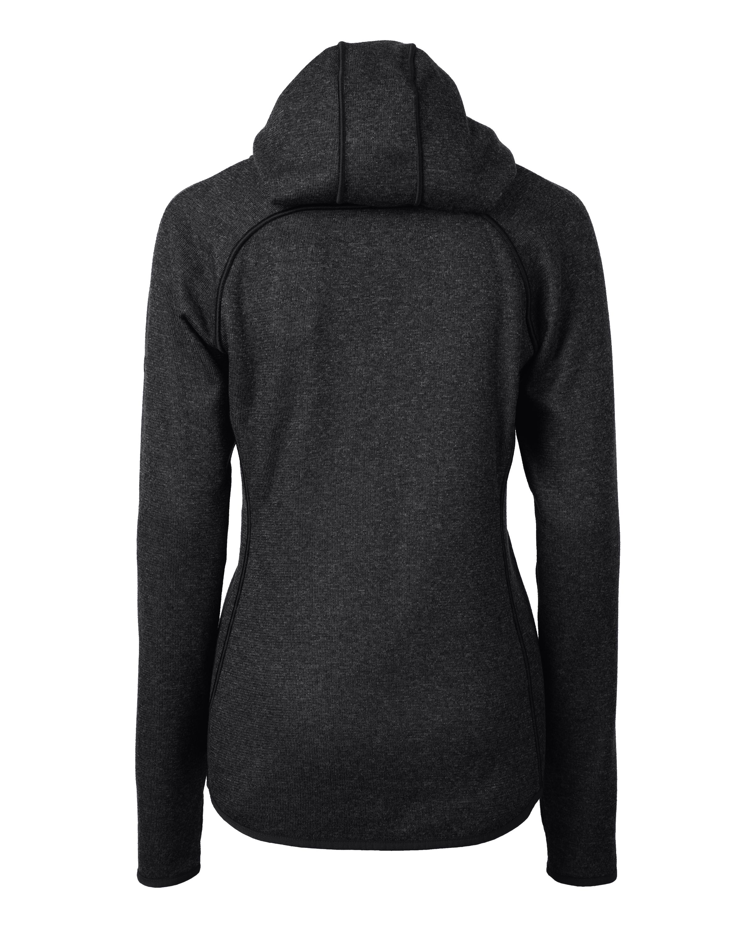 Cutter & Buck Mainsail Sweater-Knit Womens Full Zip Hooded Jacket 48