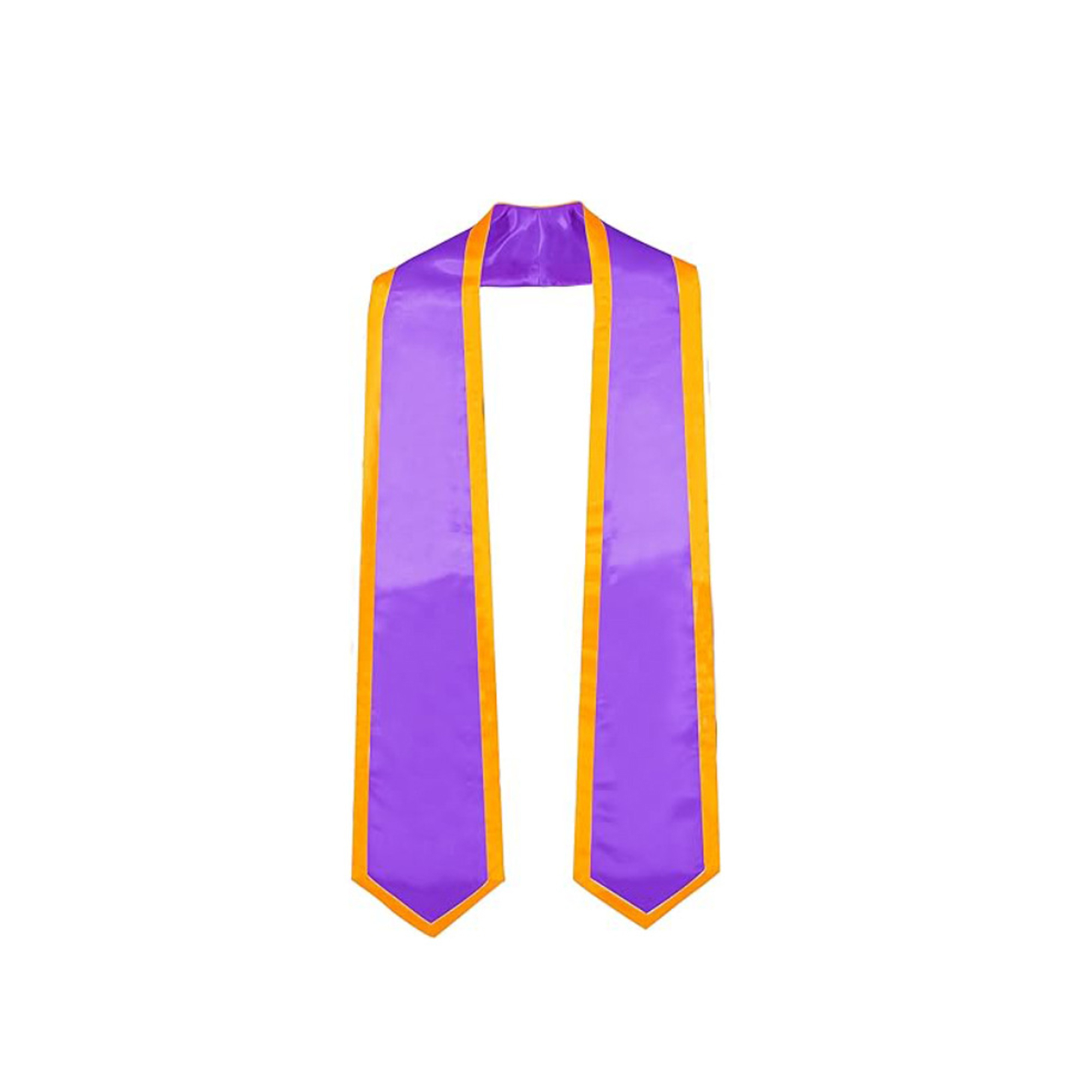 Full Color Satin Graduation Honor Shawl 60.3" 3