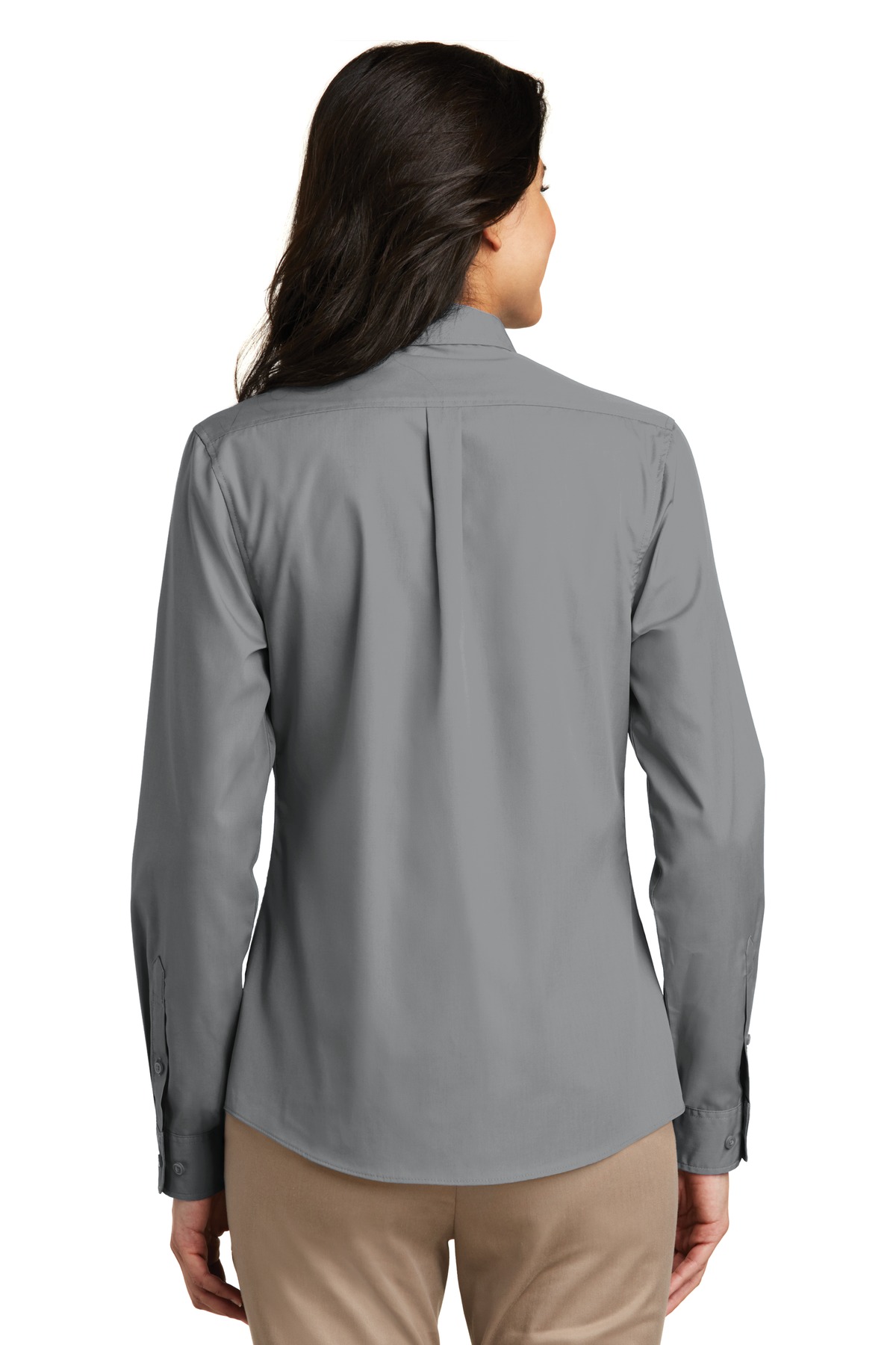 Port Authority Women's Long Sleeve Carefree Poplin Shirt. LW100 67