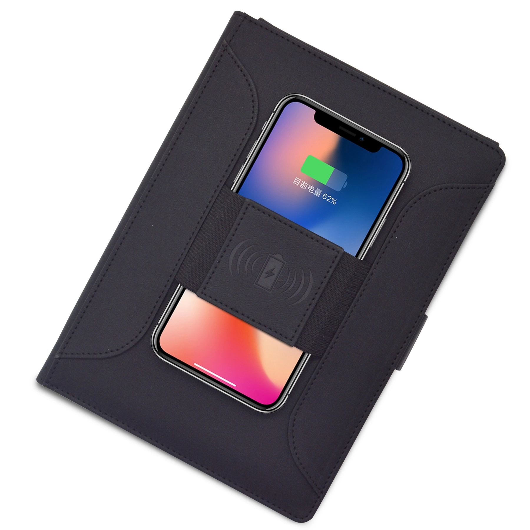 A5 8000mah Power Bank Notebook with Wireless Charger 5