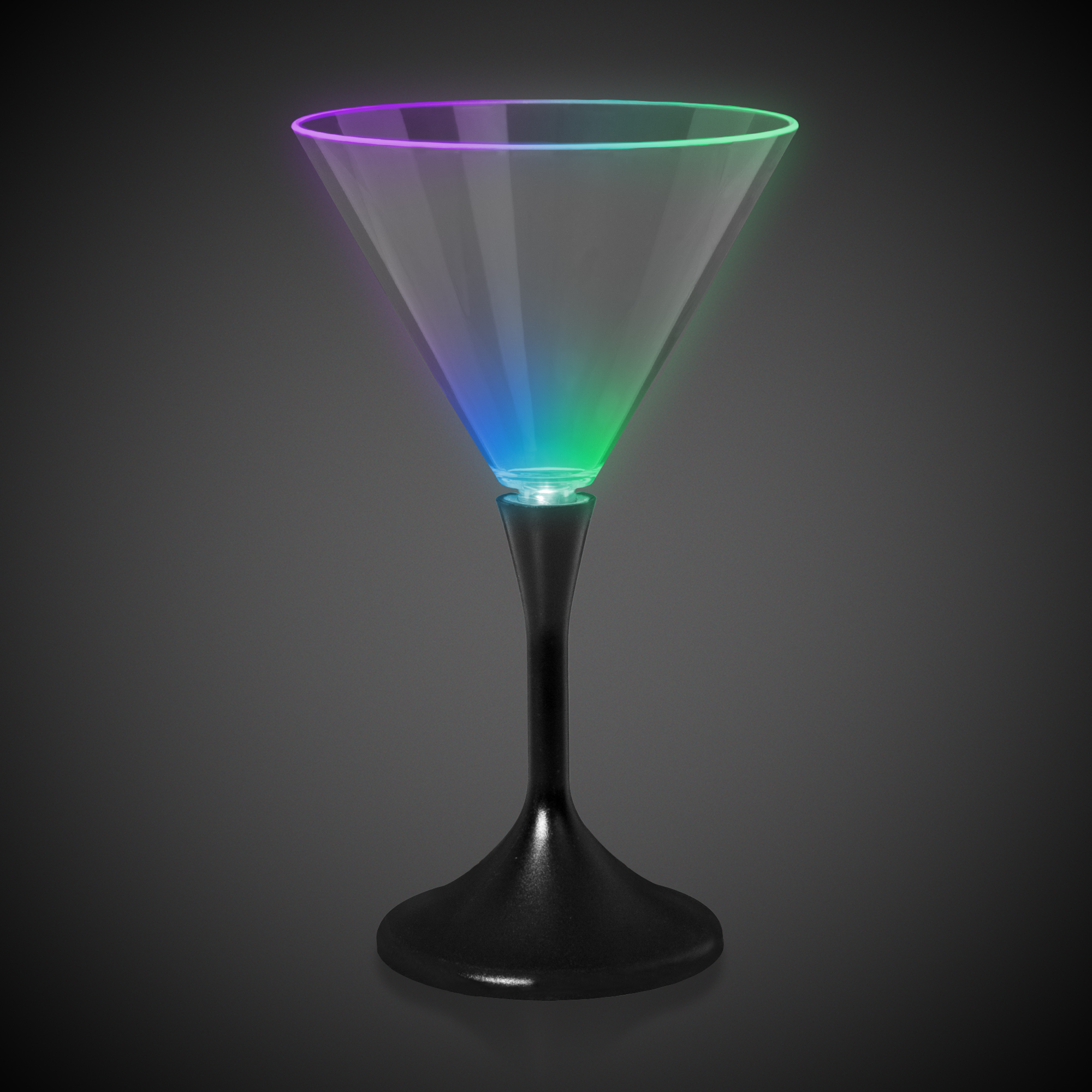 7 oz. LED Lighted Martini Glass 19