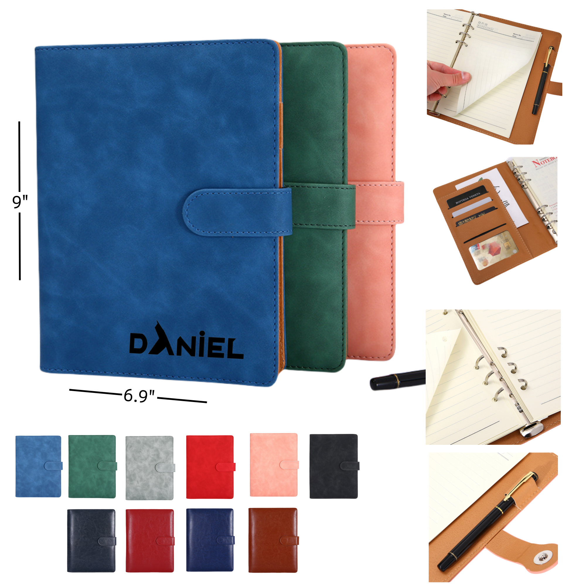 Secure Clasp A5 Ring Binder Notebook 2