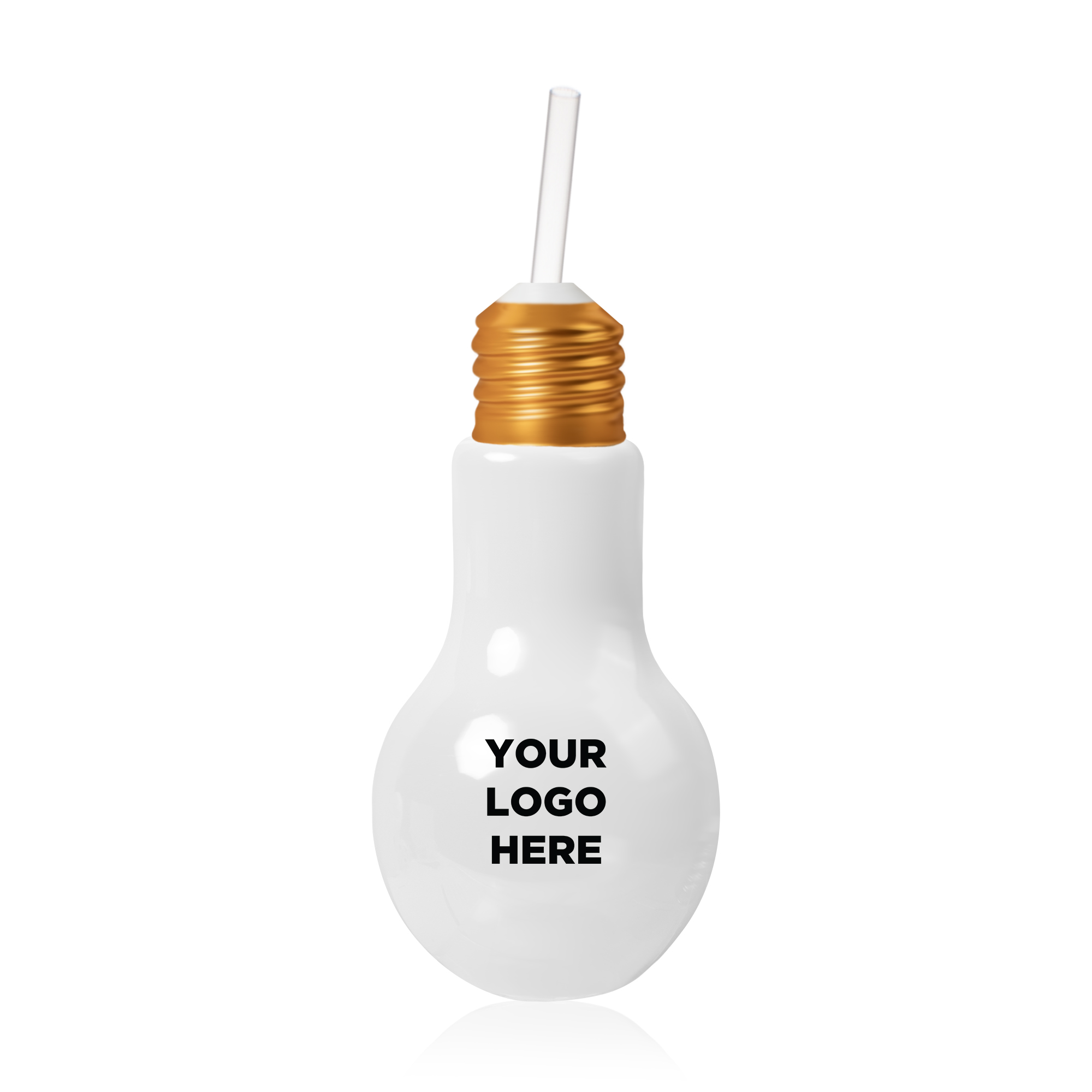 16oz LED Light Bulb Cup with Straw 3