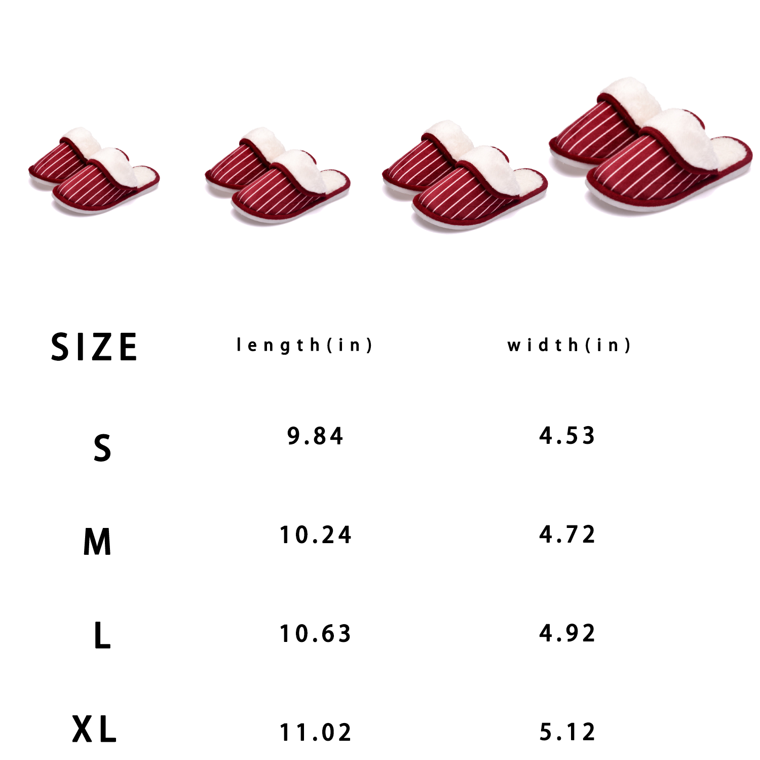 Winter Anti Slip Plush Lined Home Slippers 6