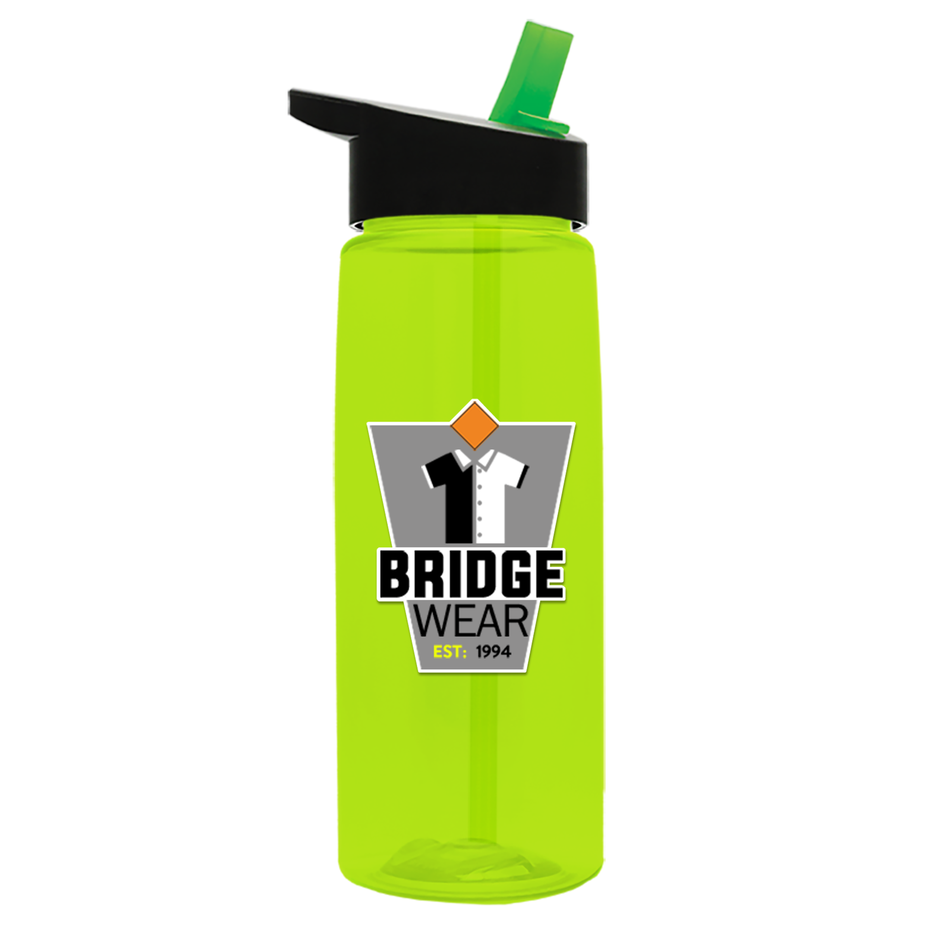 Garyline® Flair Tritan® Bottle with Flip-Straw Lid - 26 oz. 936