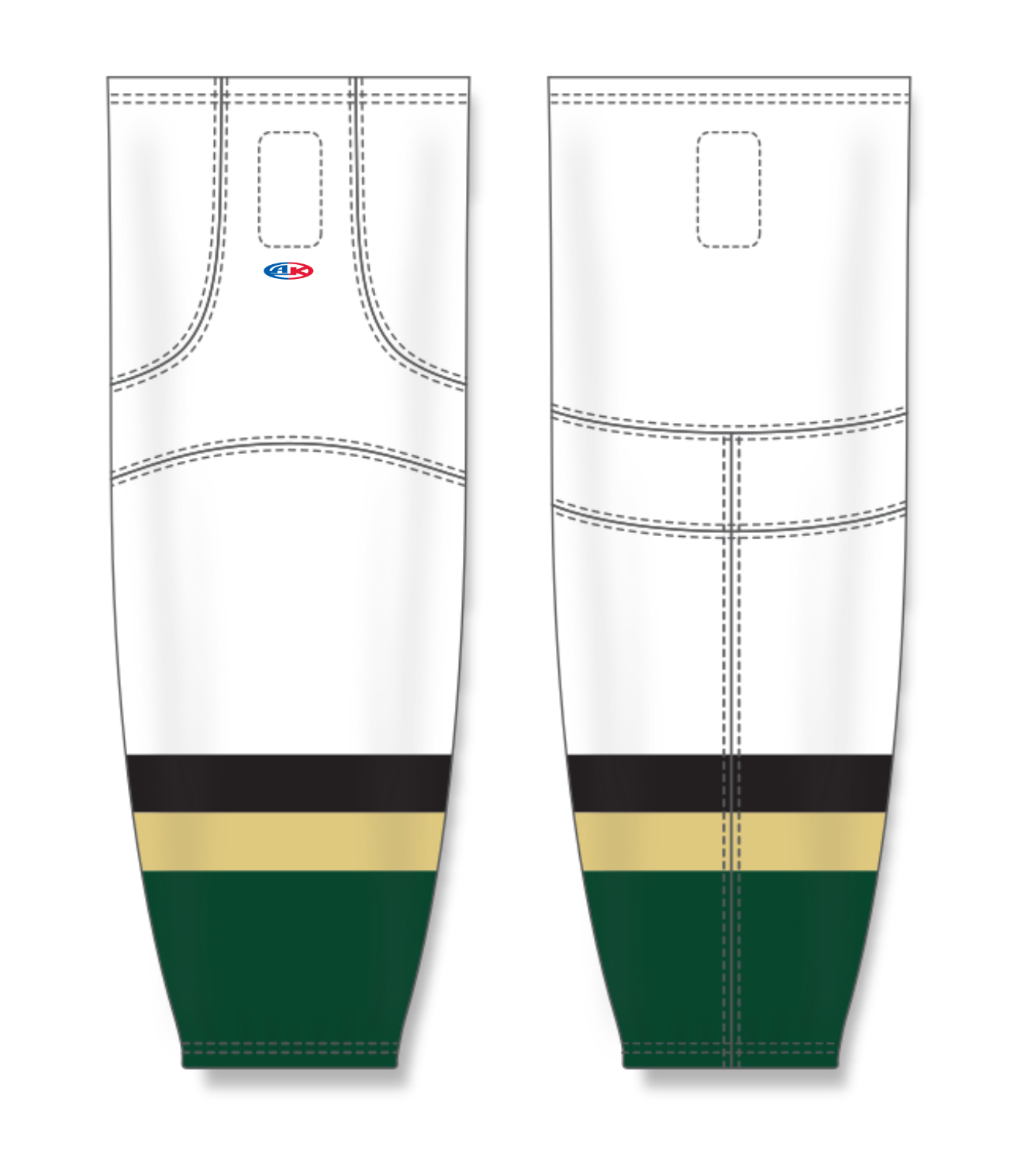 Cut & Sew Pro Hockey Socks HS2100-G58 7