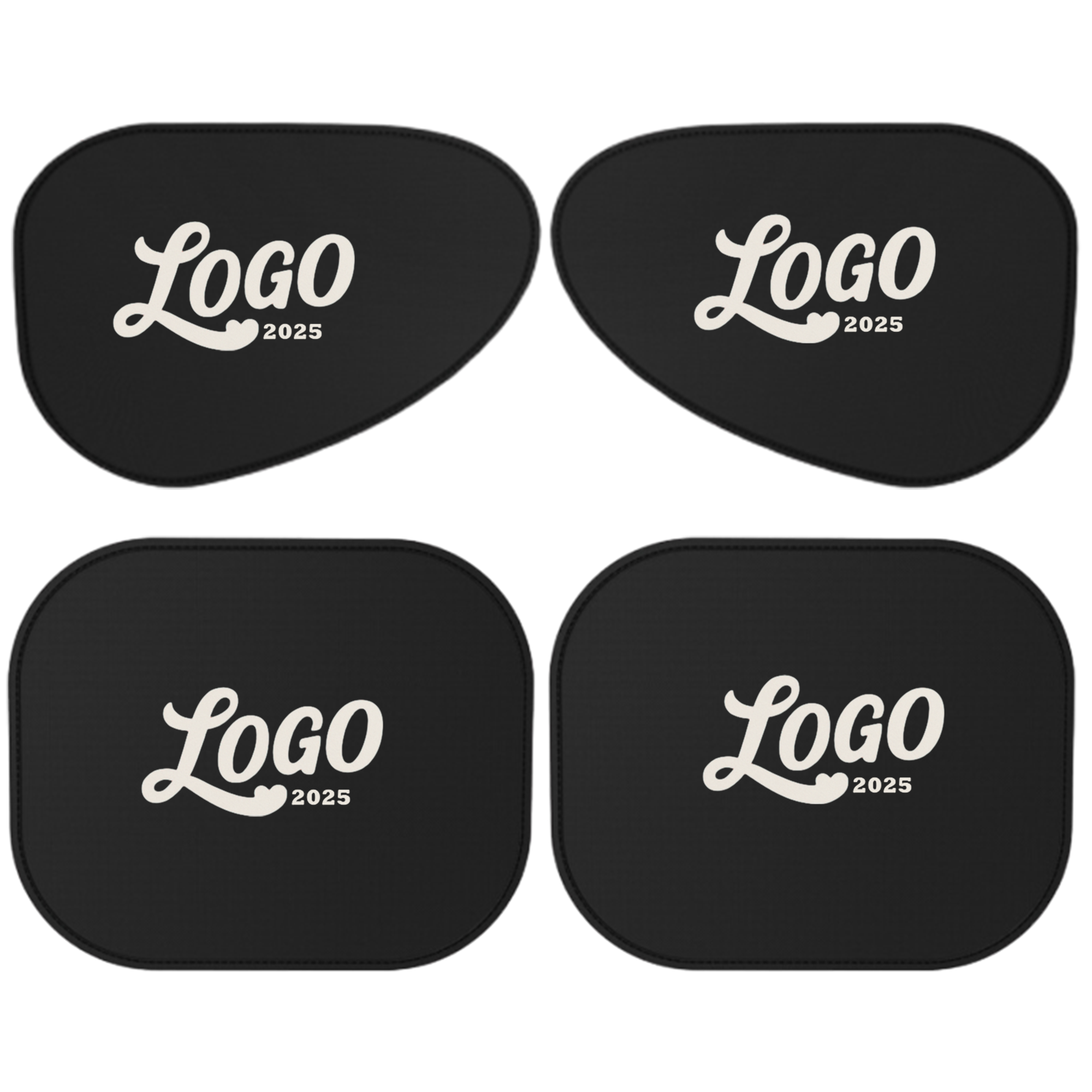 Foldable PET Static Cling Car Side Window Sunshade 2