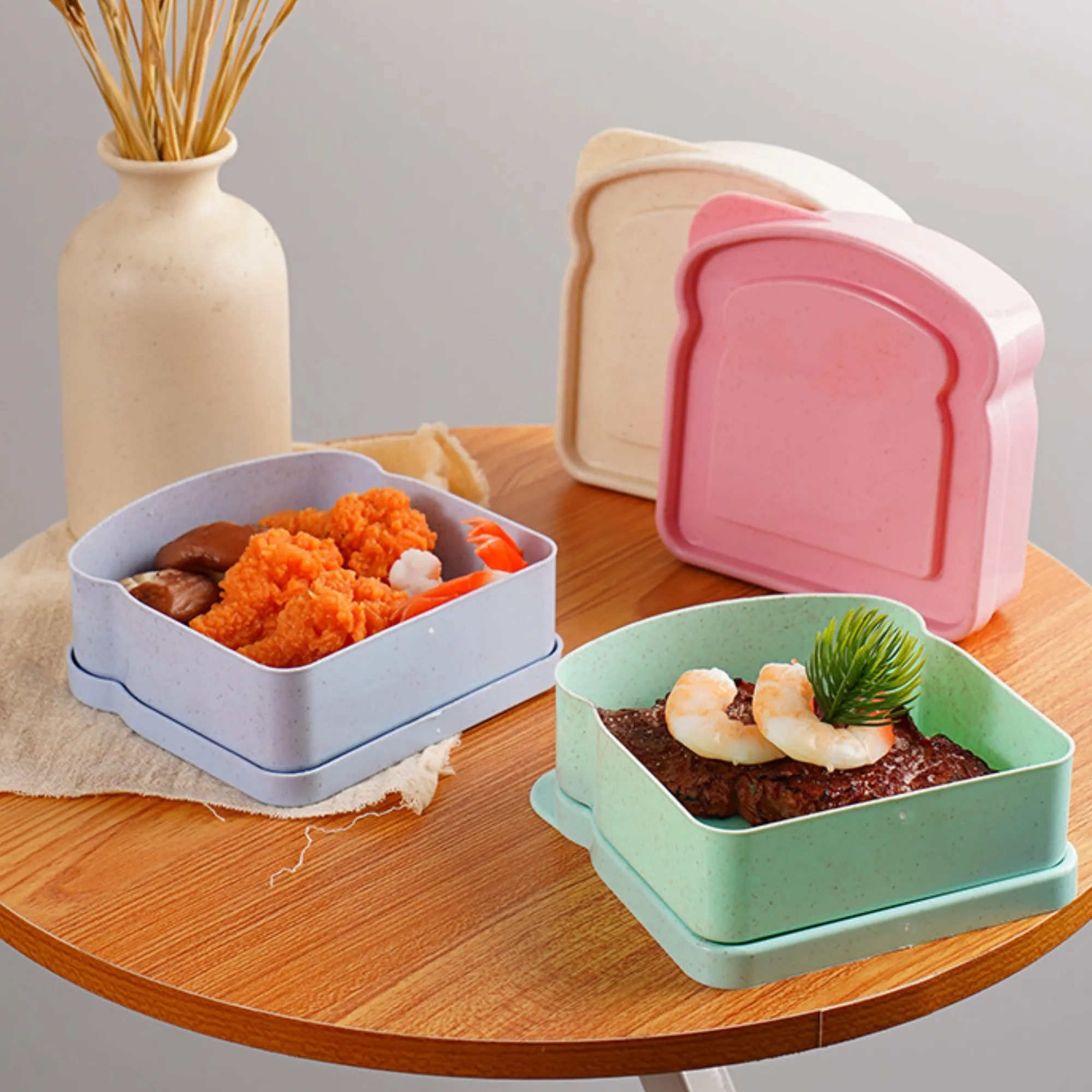Sandwich Container Toast Bread Storage Box 5