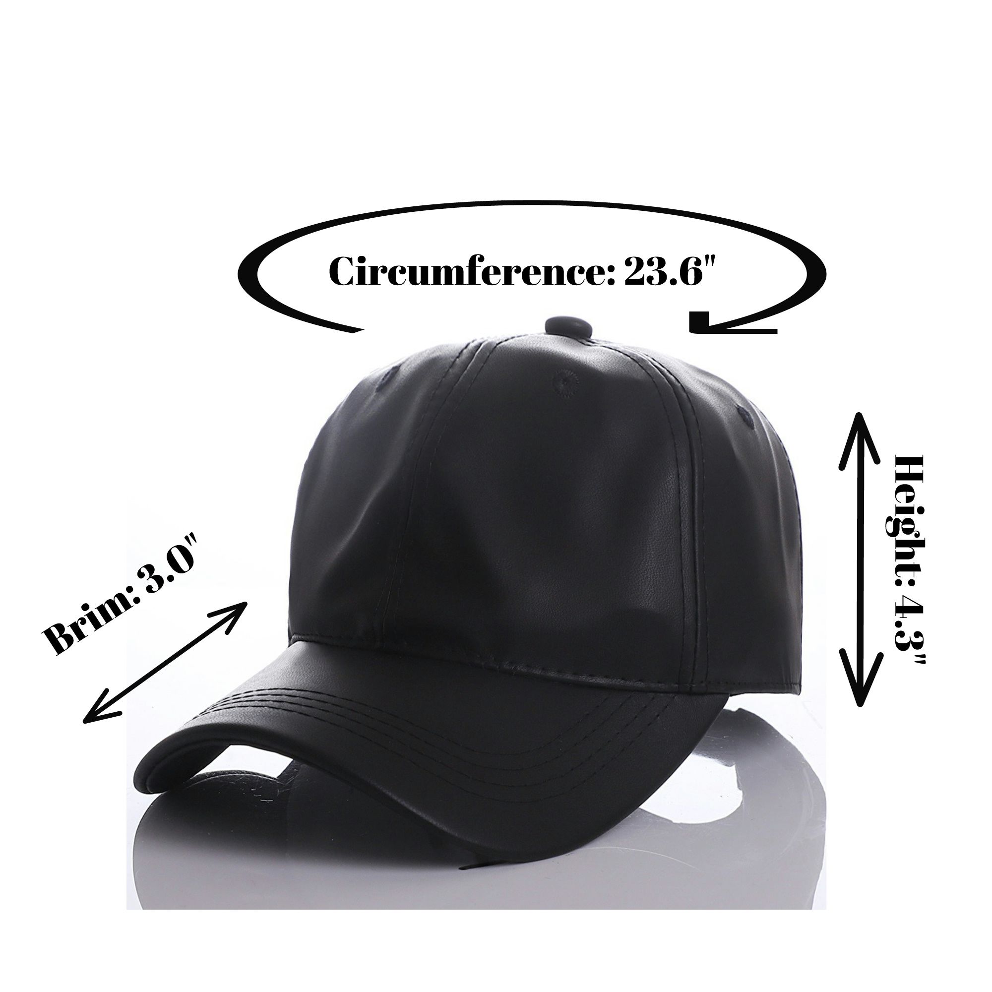 Leather Baseball Cap 1