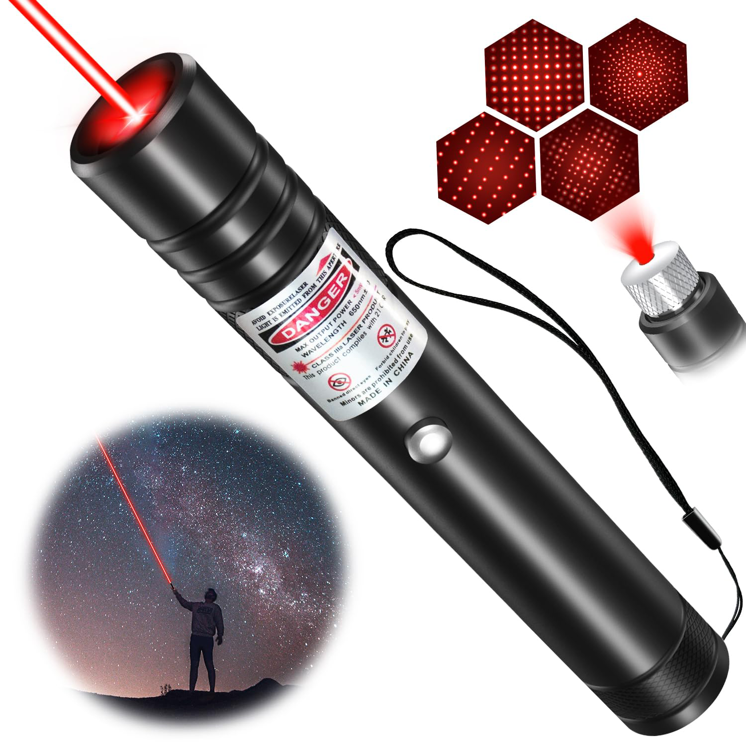 USB Laser Pointer - Rechargeable Long Range Beam 4