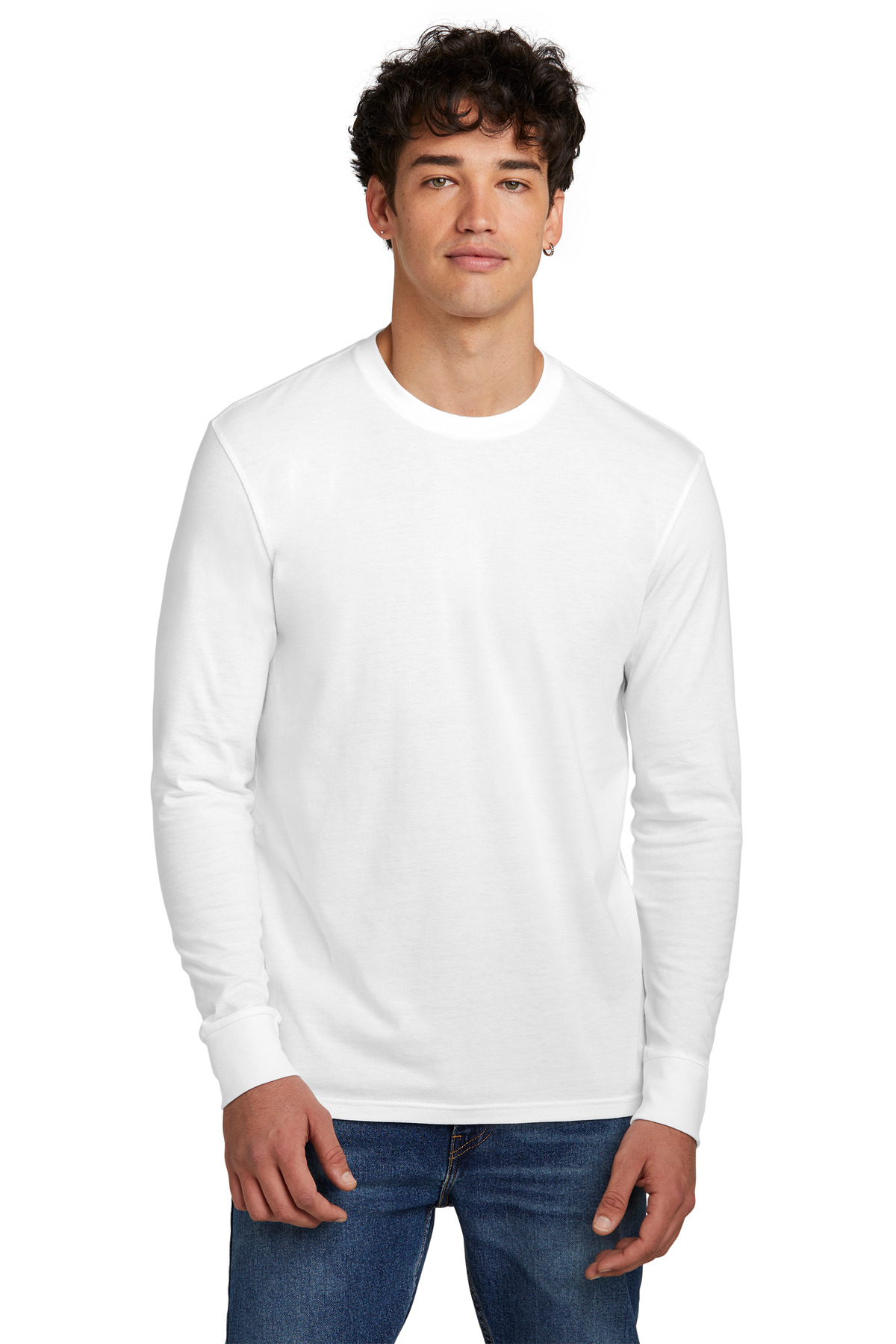 District Perfect Blend CVC Long Sleeve Tee DT109 59