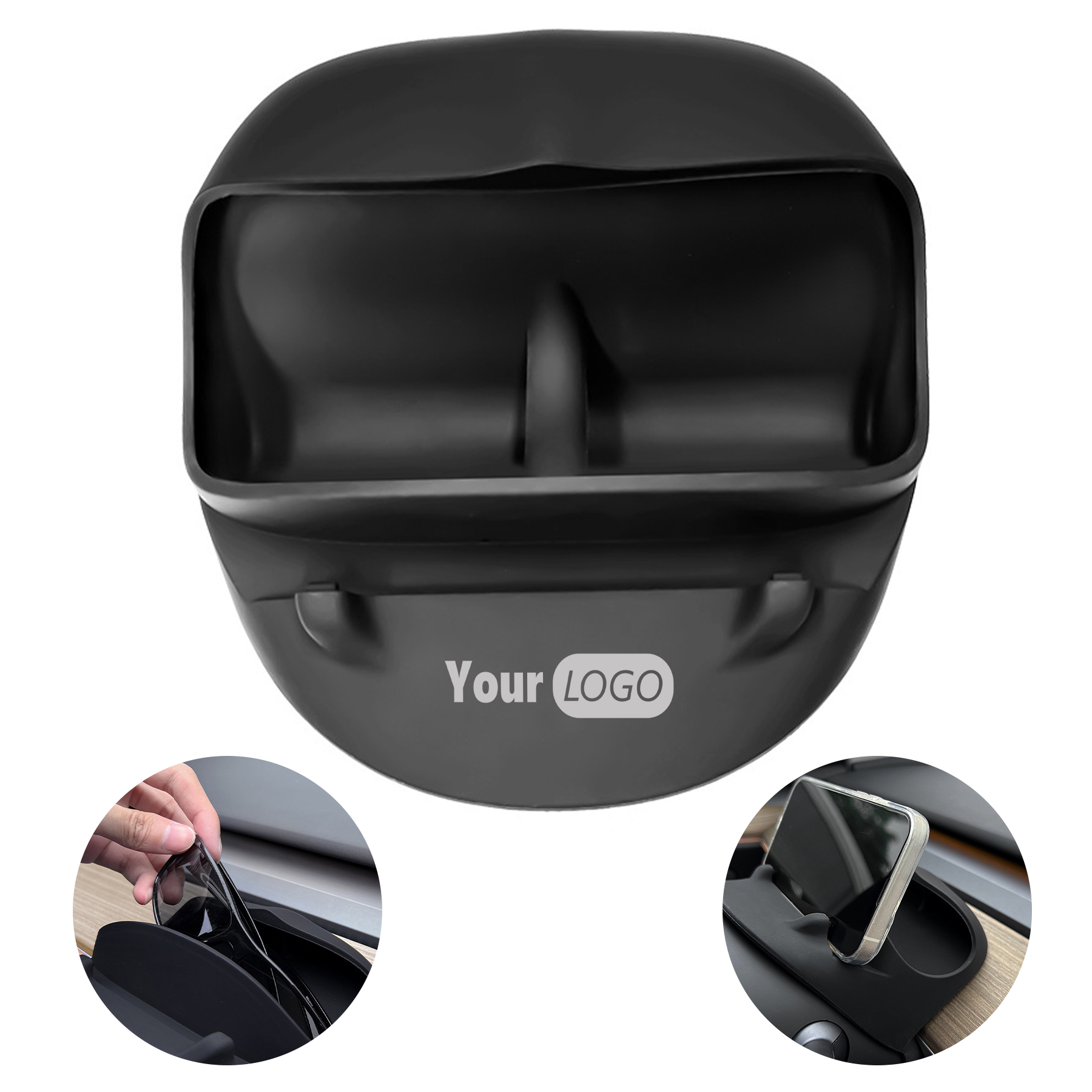 Silicone 2-In-1 Mobile Phone Glasses Case Holder 2