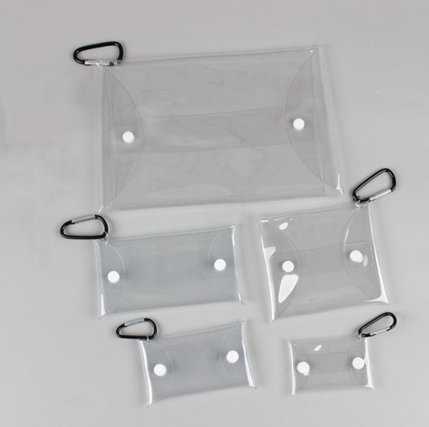 Clear PVC Bag with Carabiner 3