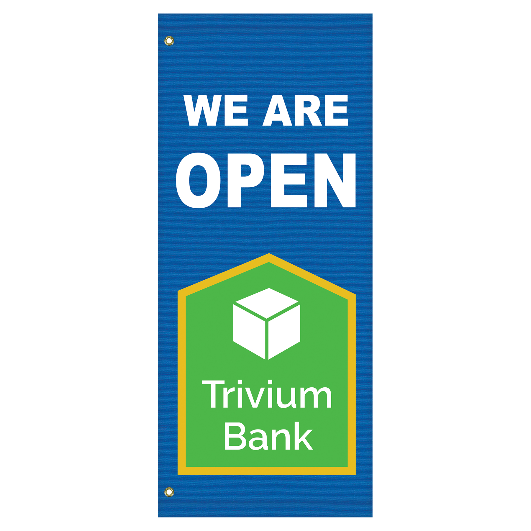 54" x 22" Custom Sunbrella™ Avenue Banner-3 Color Imprint 3