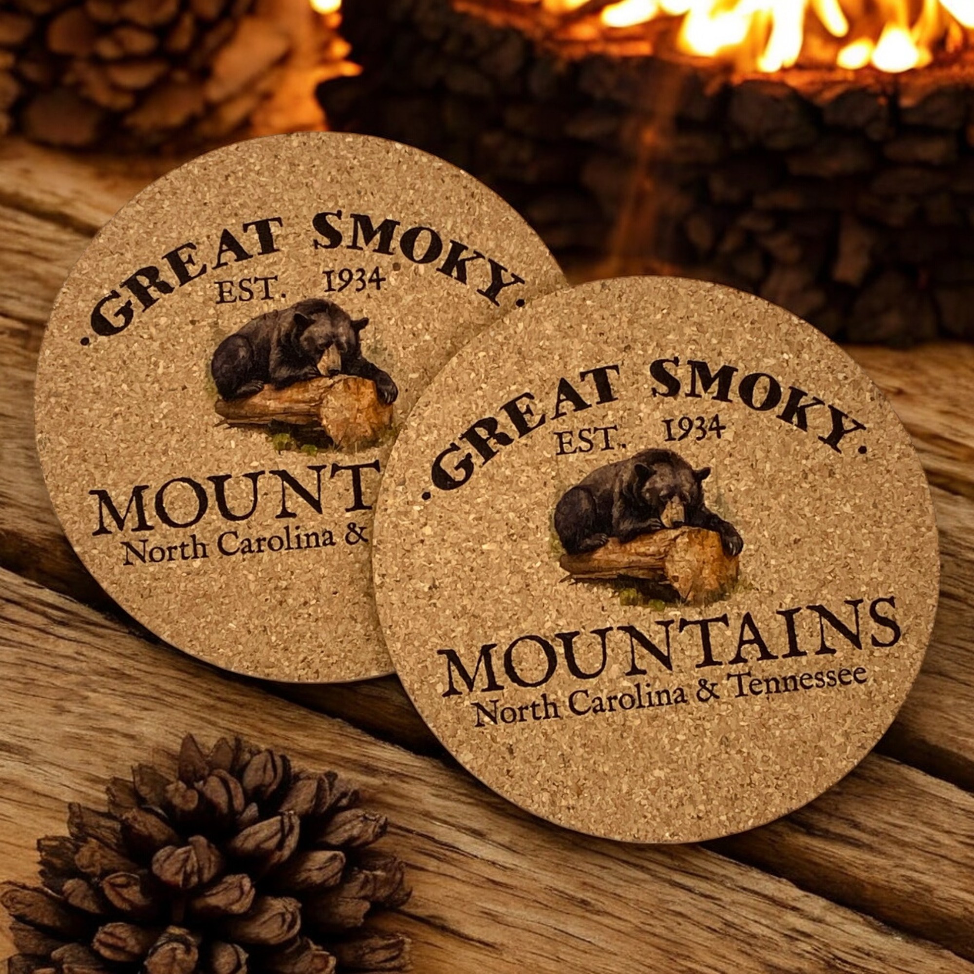 Round Cork Coaster 7