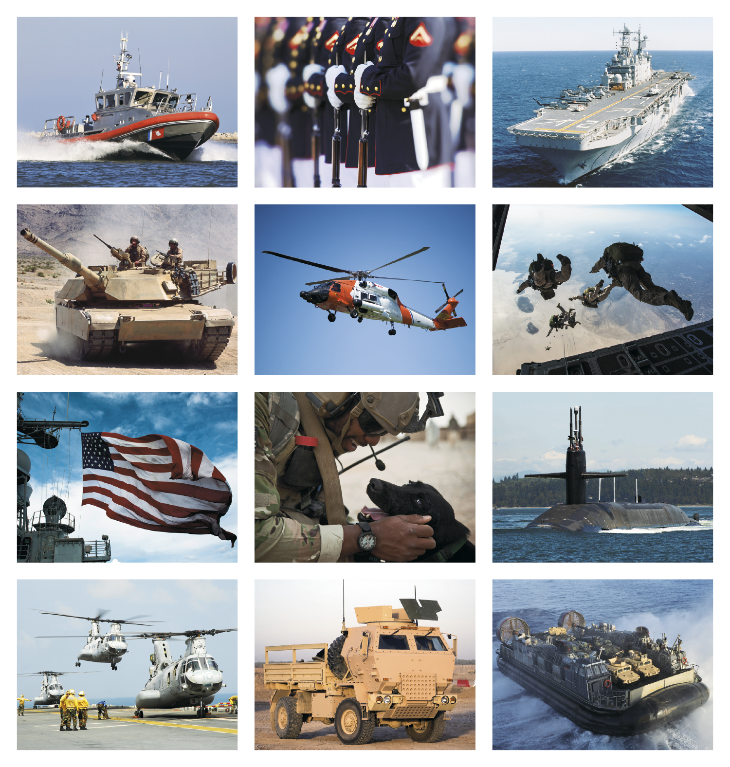 Good Value™ American Armed Forces - Spiral Calendar 55