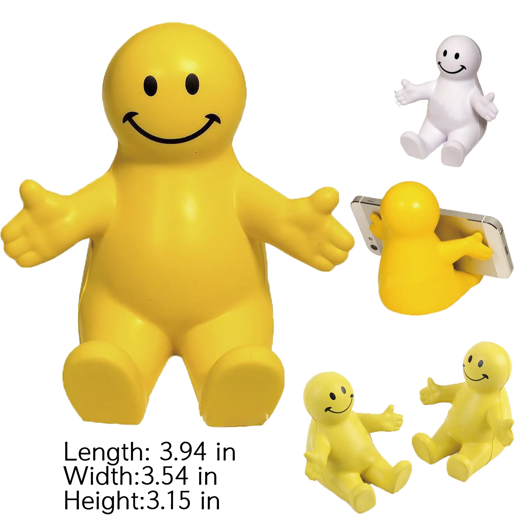 Smiling face emoticon phone stand 2