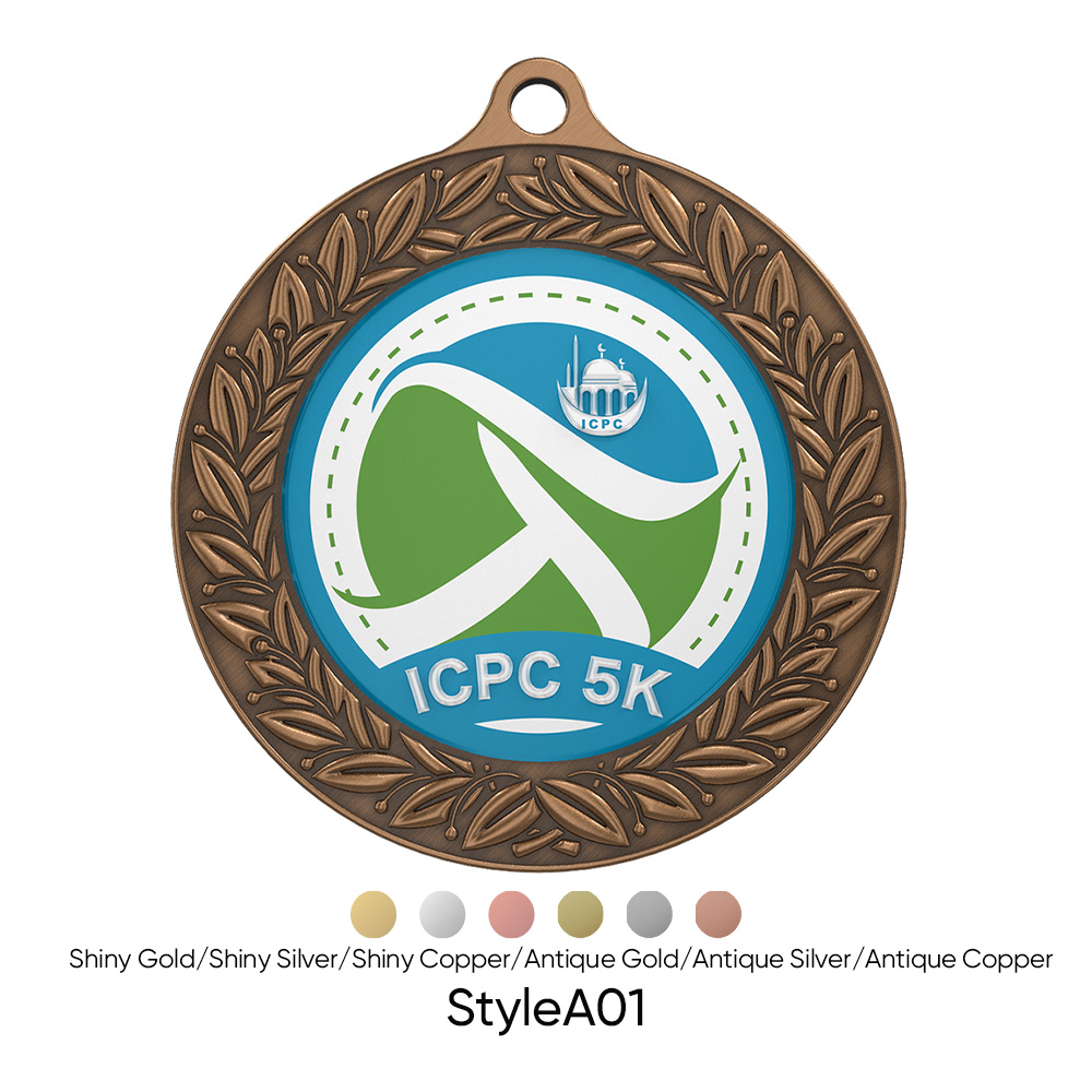 2" UV Printed Medals 10