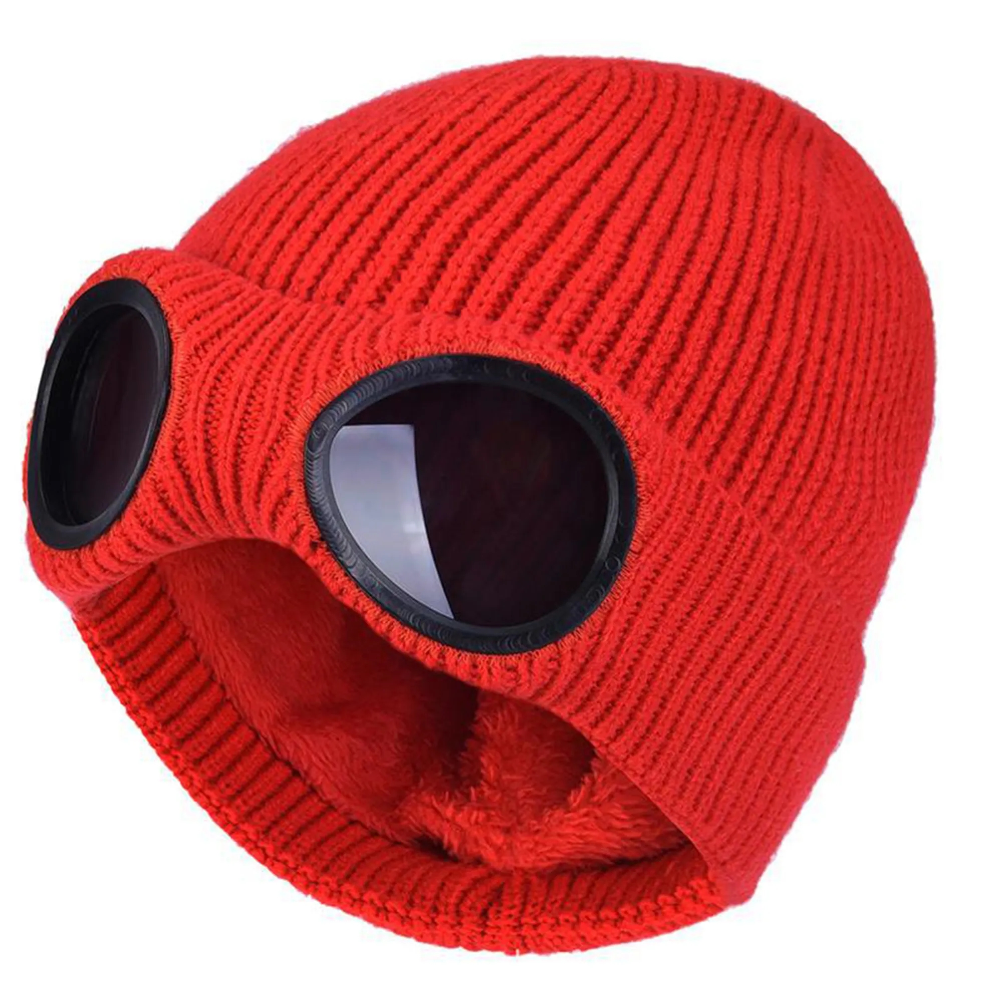 Knit Hat With Glasses 3