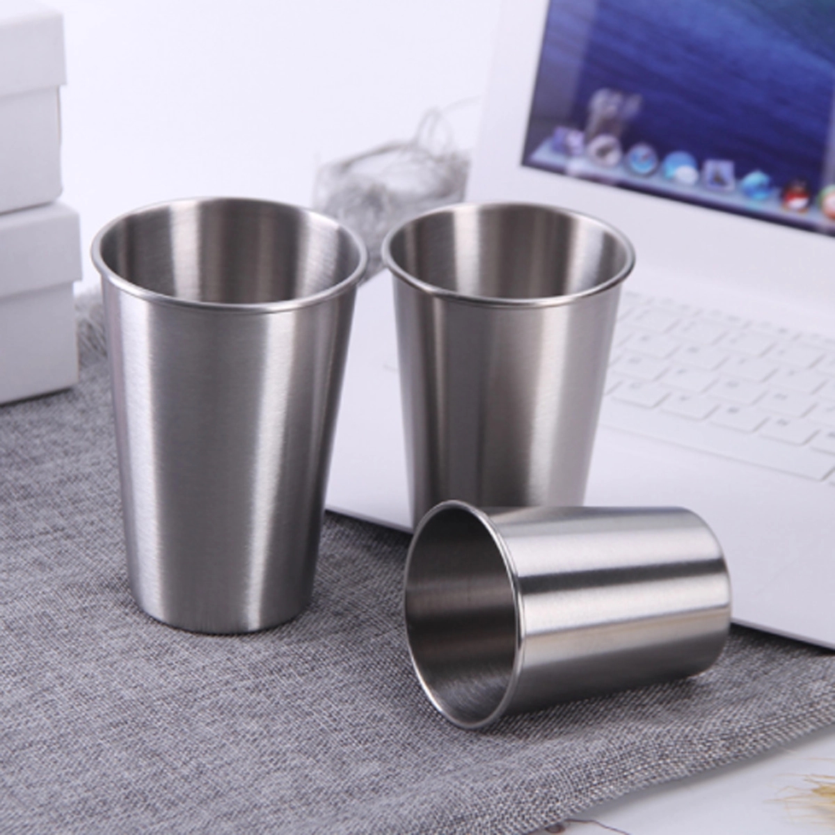18Oz Stainless Steel Beer Cup 3