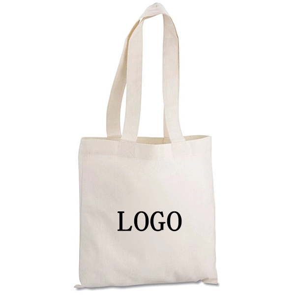 Cotton Sheeting Natural Economy Tote - 12-1/2" x 12" 2