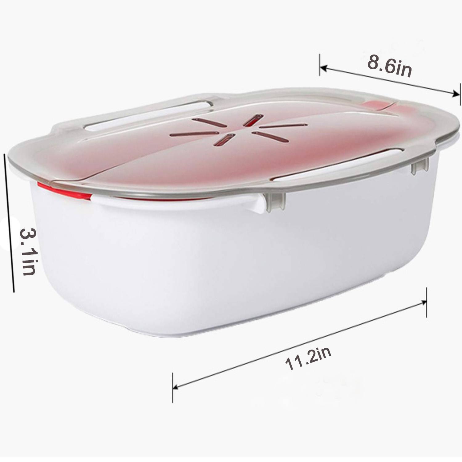 Polypropylene Kitchen microwave steamer 2