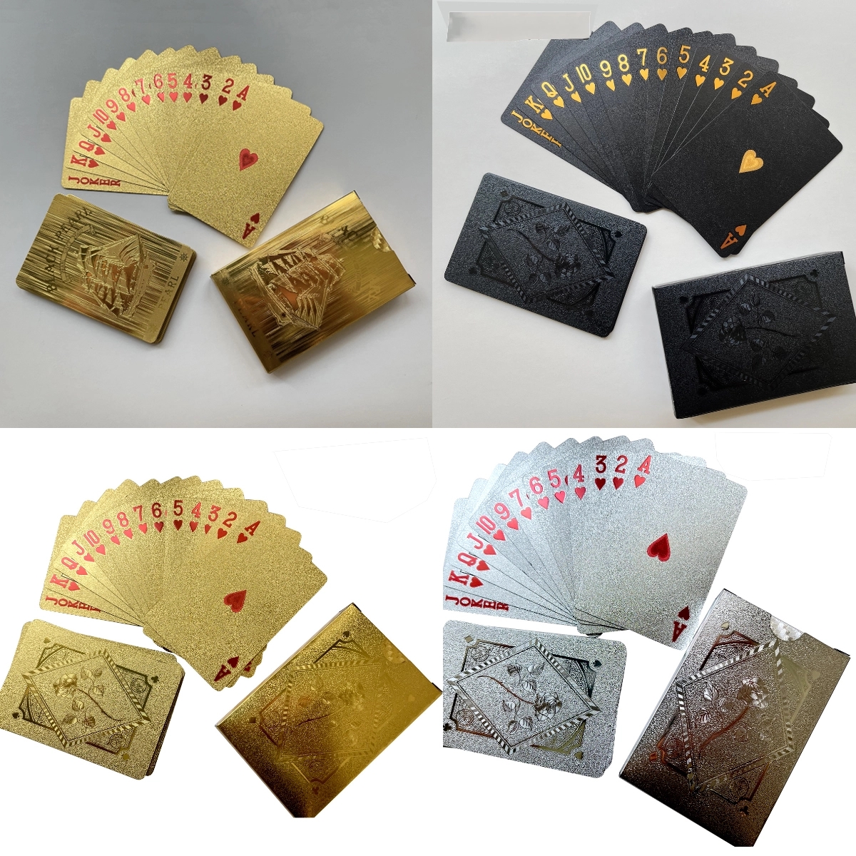 Custom Luxurious Durable Washable Reusable Playing Cards 3