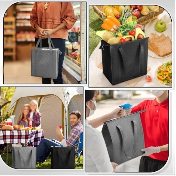Waterproof Insulated Thermal Cooler Bag With Zipper 2