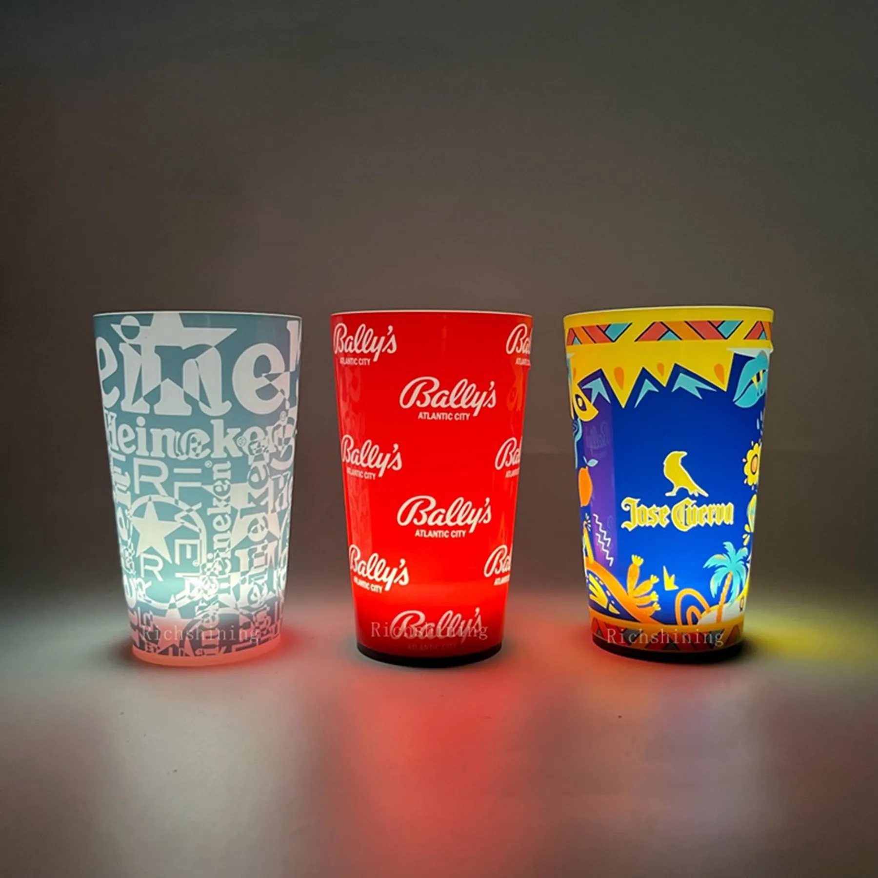 Plastic 16 Oz. LED Cup for Bar Night Club Party 3